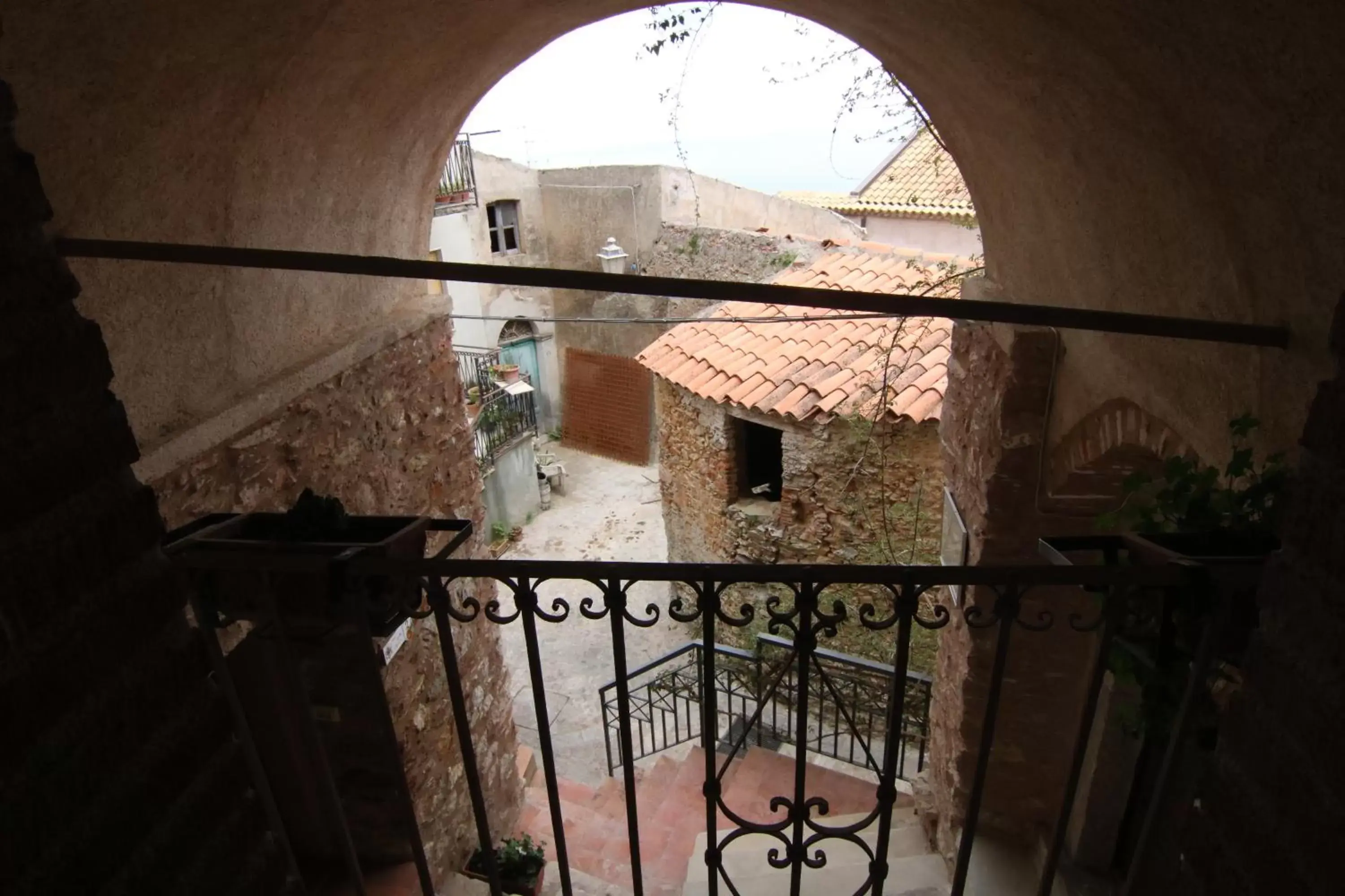 Balcony/Terrace in Bed & Breakfast StudioArcodia