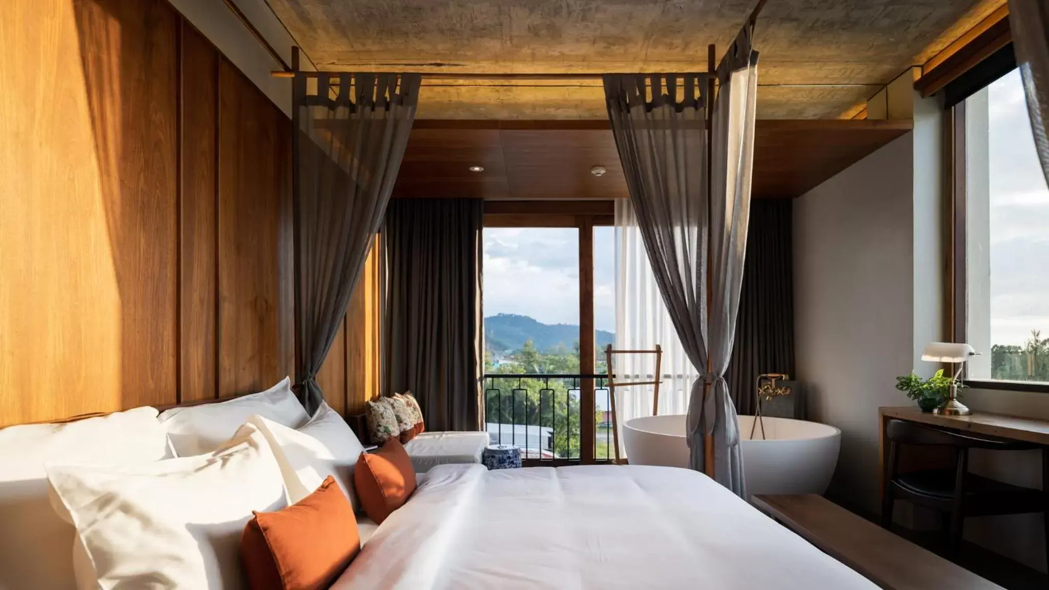 Bed in Hotel Gahn Khao Lak Bed in Hotel Gahn Khao Lak