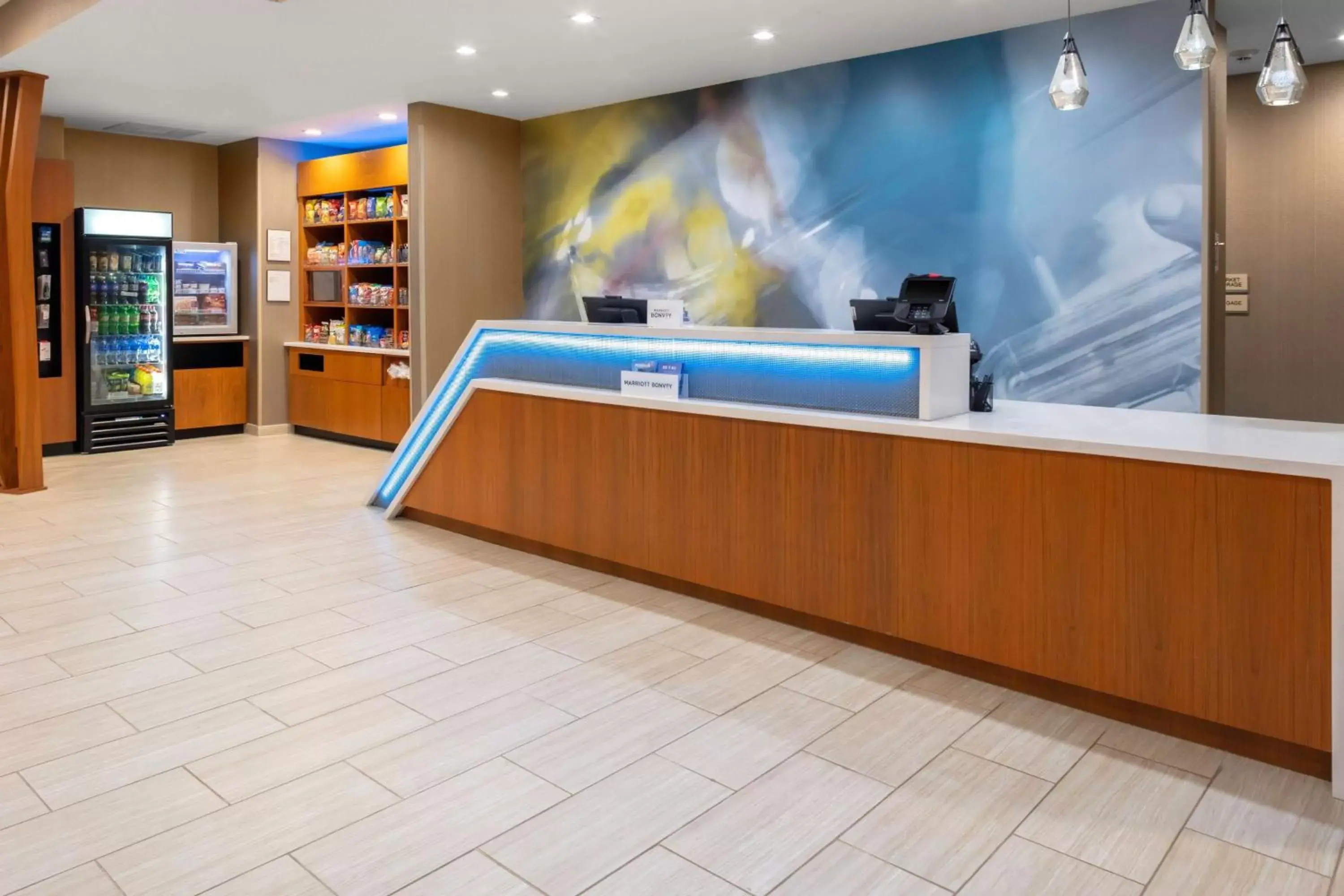 Lobby or reception, Lobby/Reception in SpringHill Suites Kansas City Airport