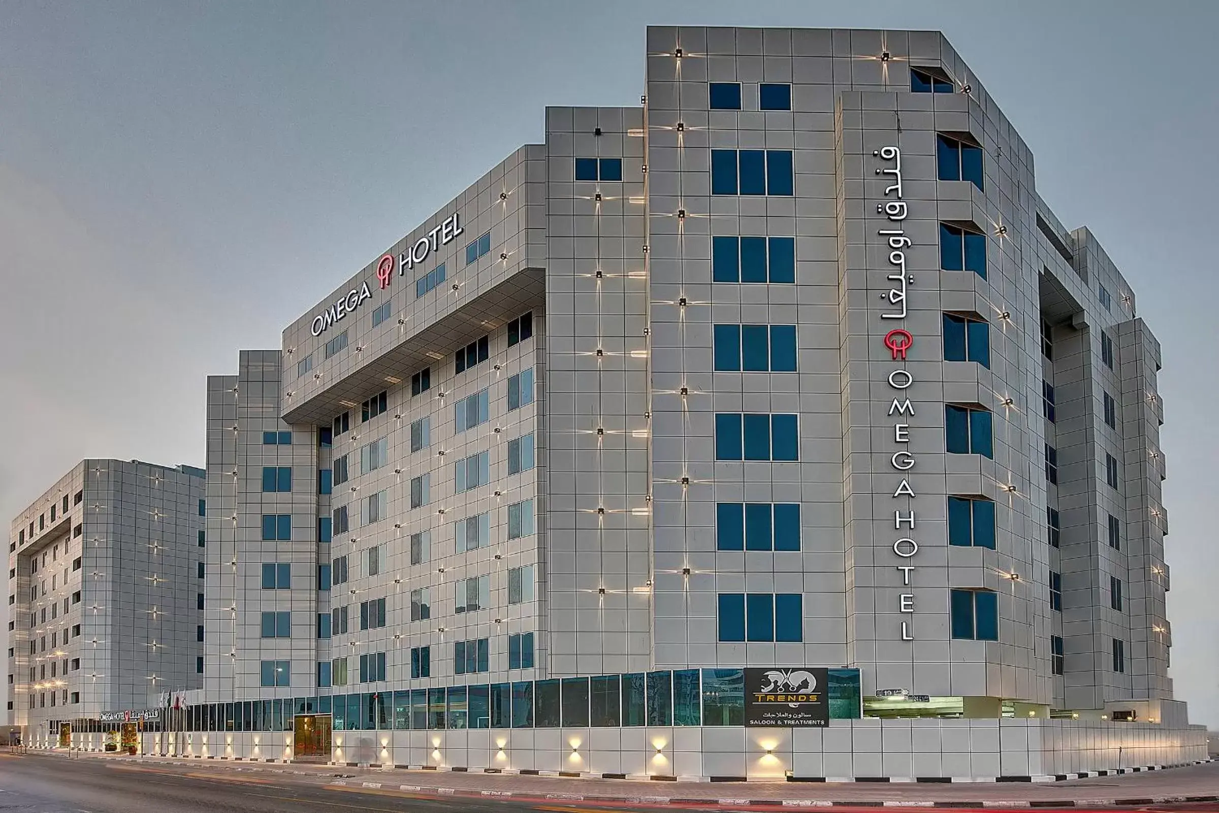 Property building in Omega Hotel Dubai