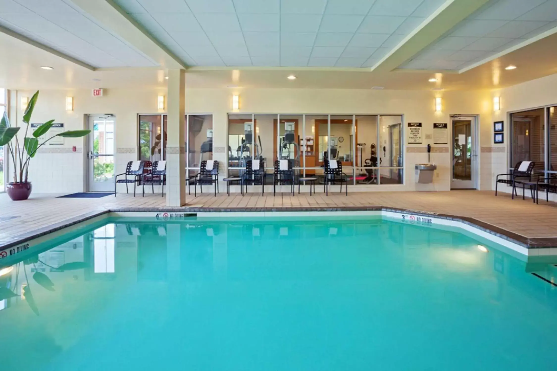 Pool view, Swimming Pool in Hilton Garden Inn Naperville/Warrenville