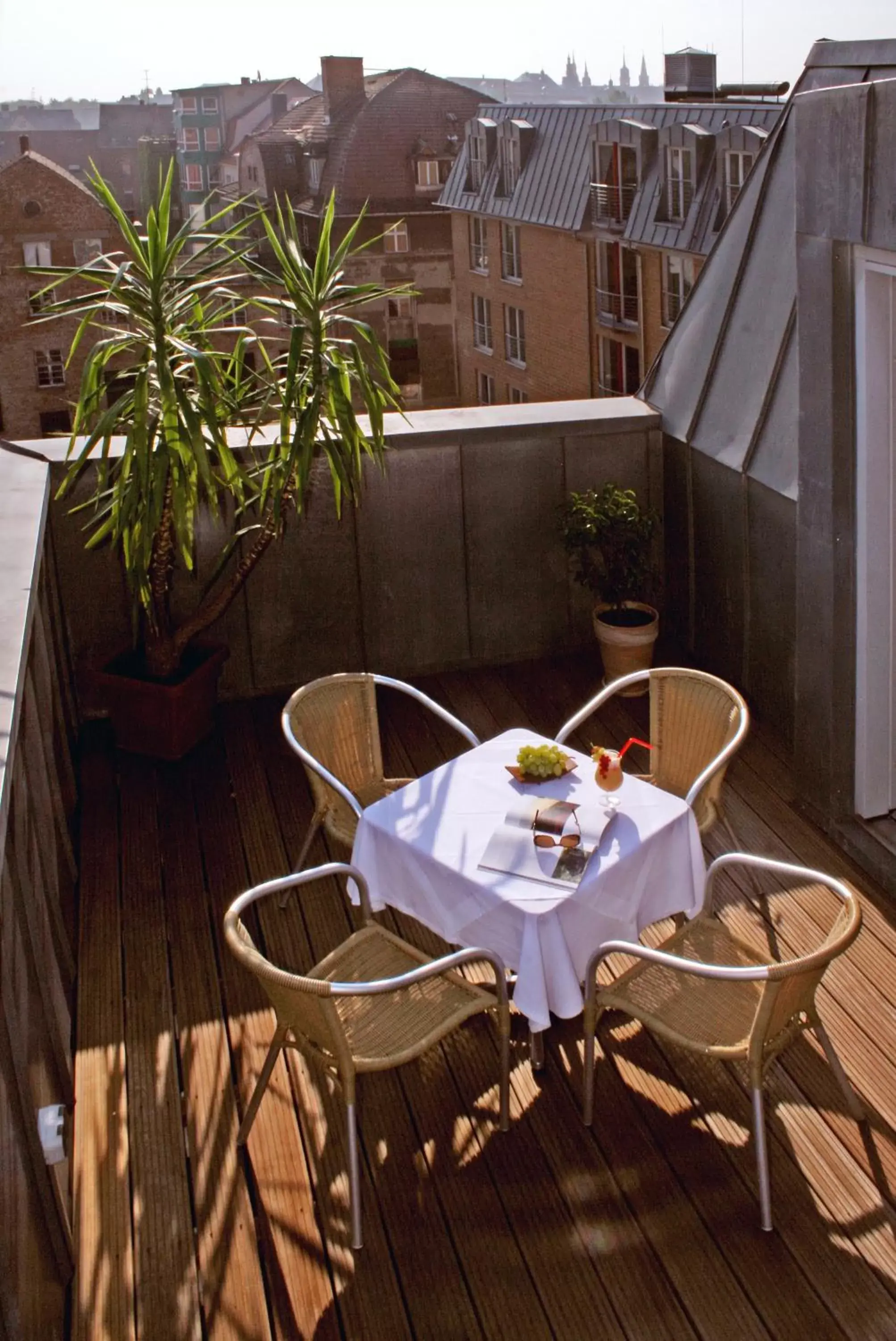 Balcony/Terrace in Best Western Hotel Halle-Merseburg