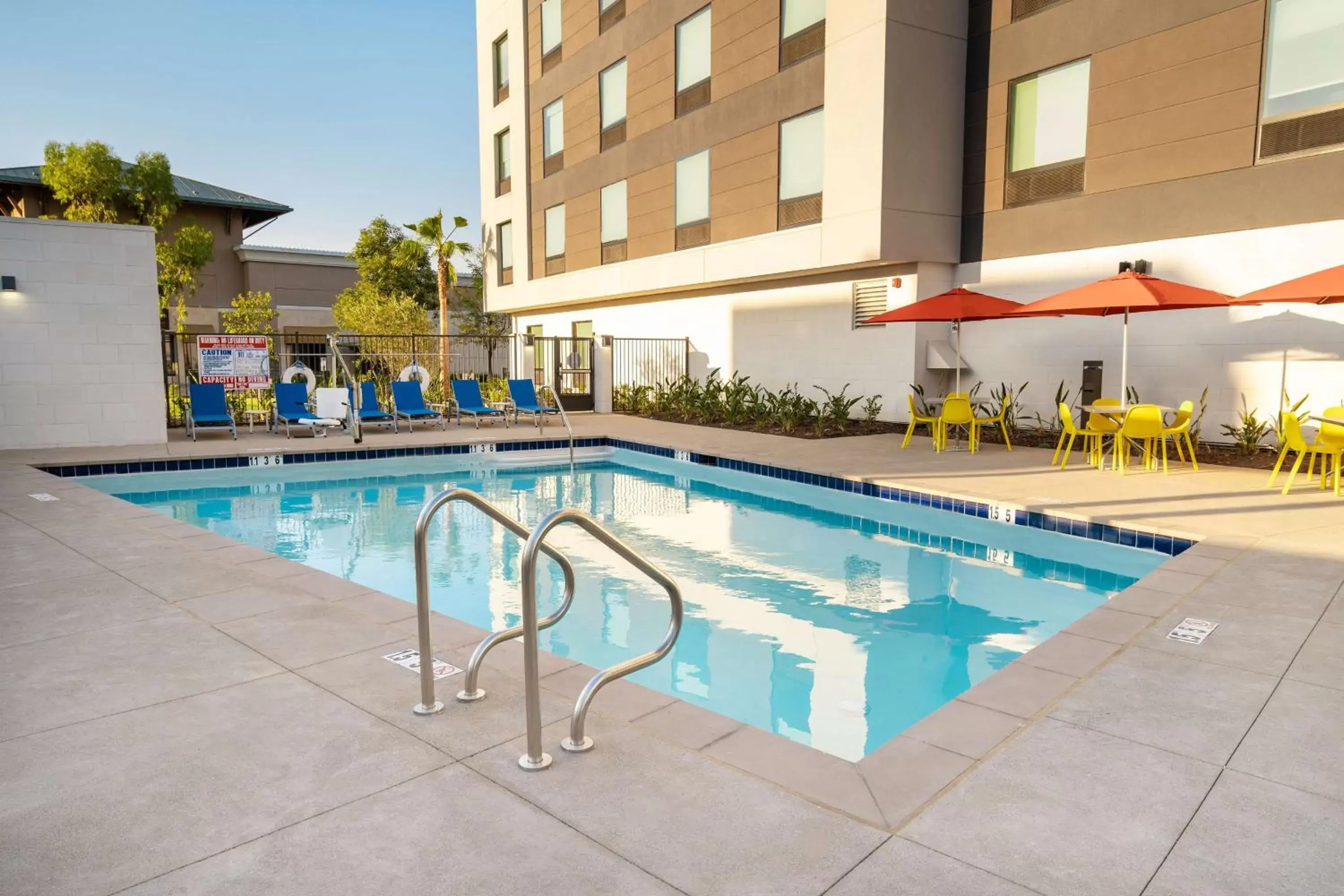 Pool view, Swimming Pool in Home2 Suites Corona, Ca