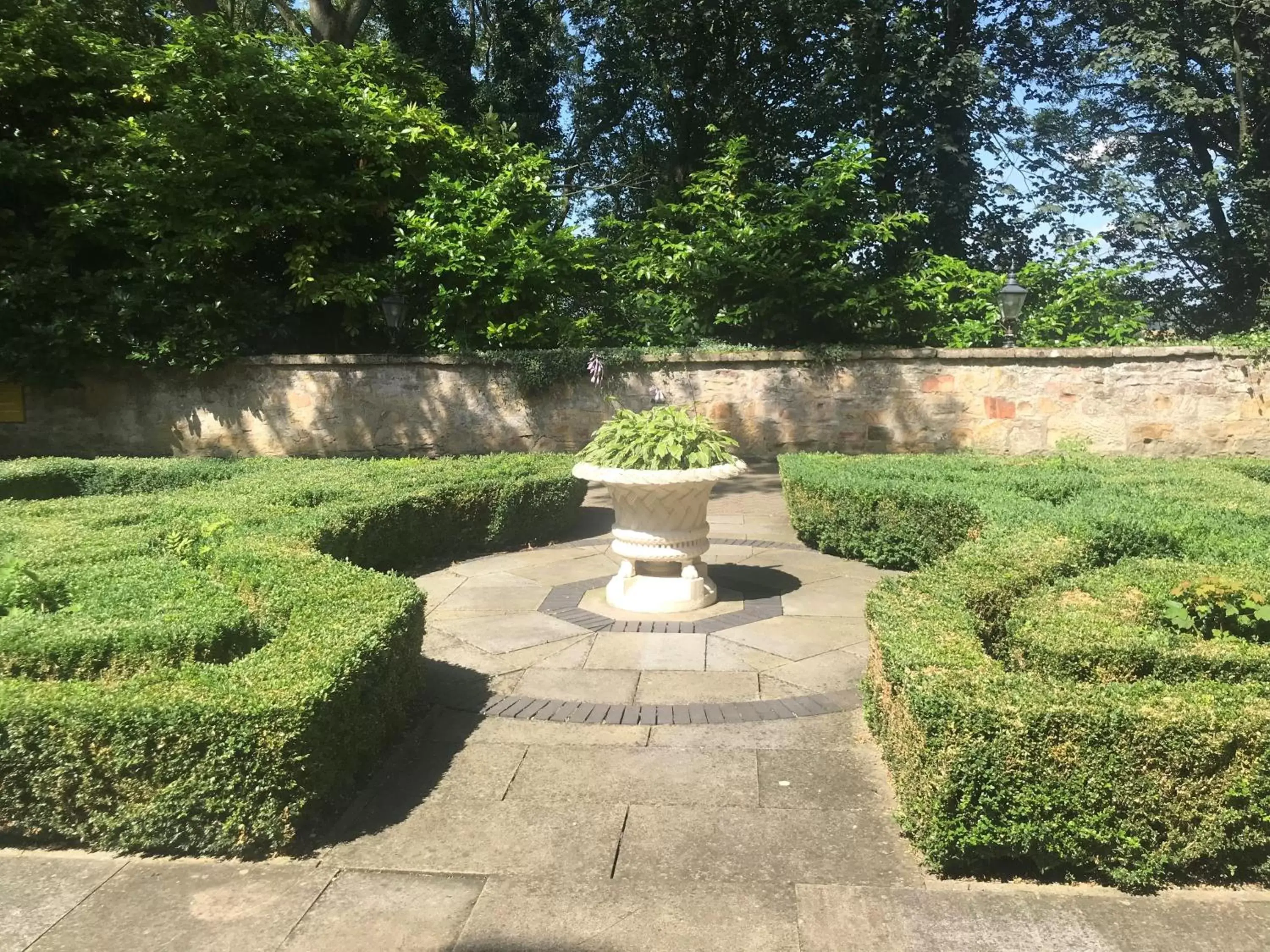 Garden in Redworth Hall Hotel- Part of the Cairn Collection