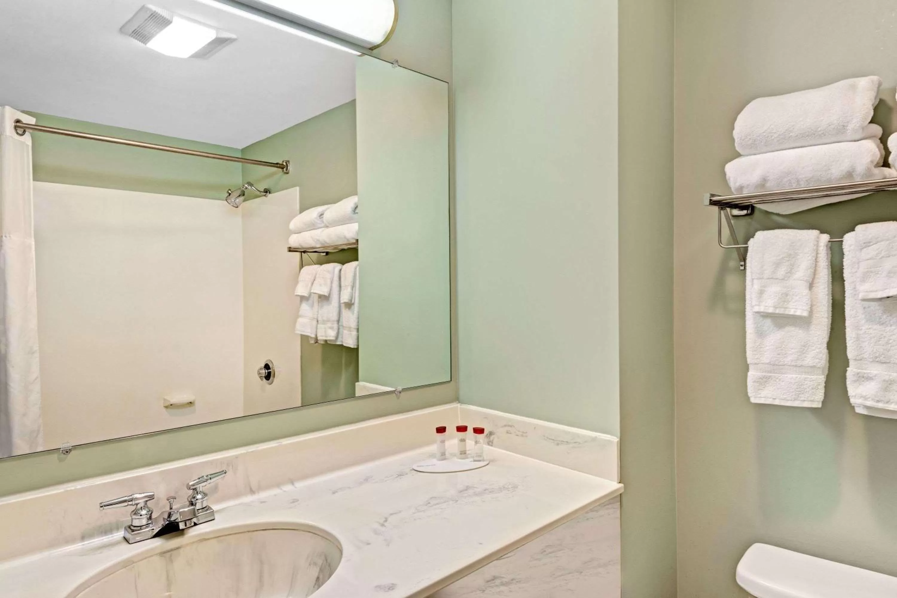 Bathroom in Ramada by Wyndham Saco/Old Orchard Beach Area