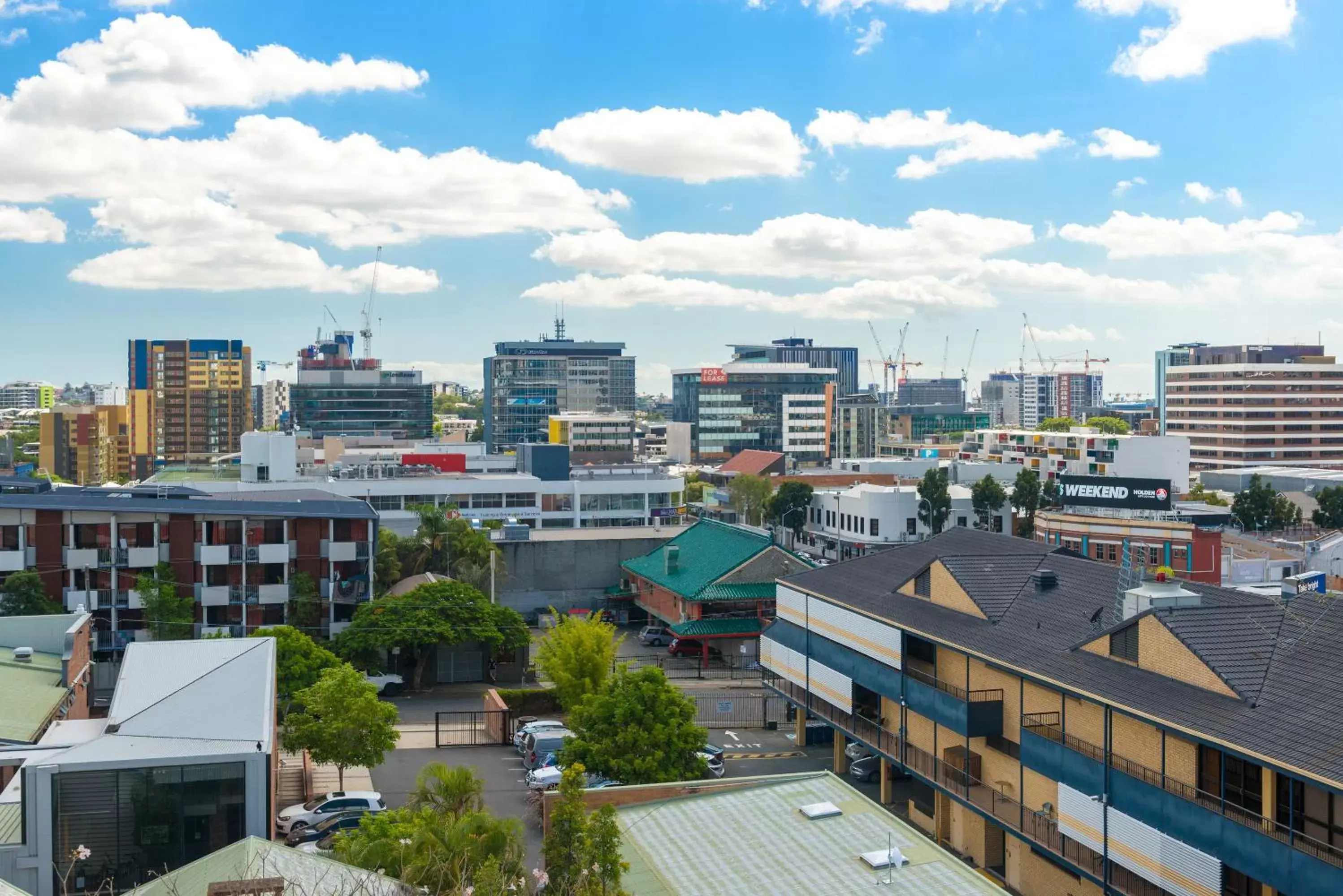 City view in Kennigo Hotel Brisbane