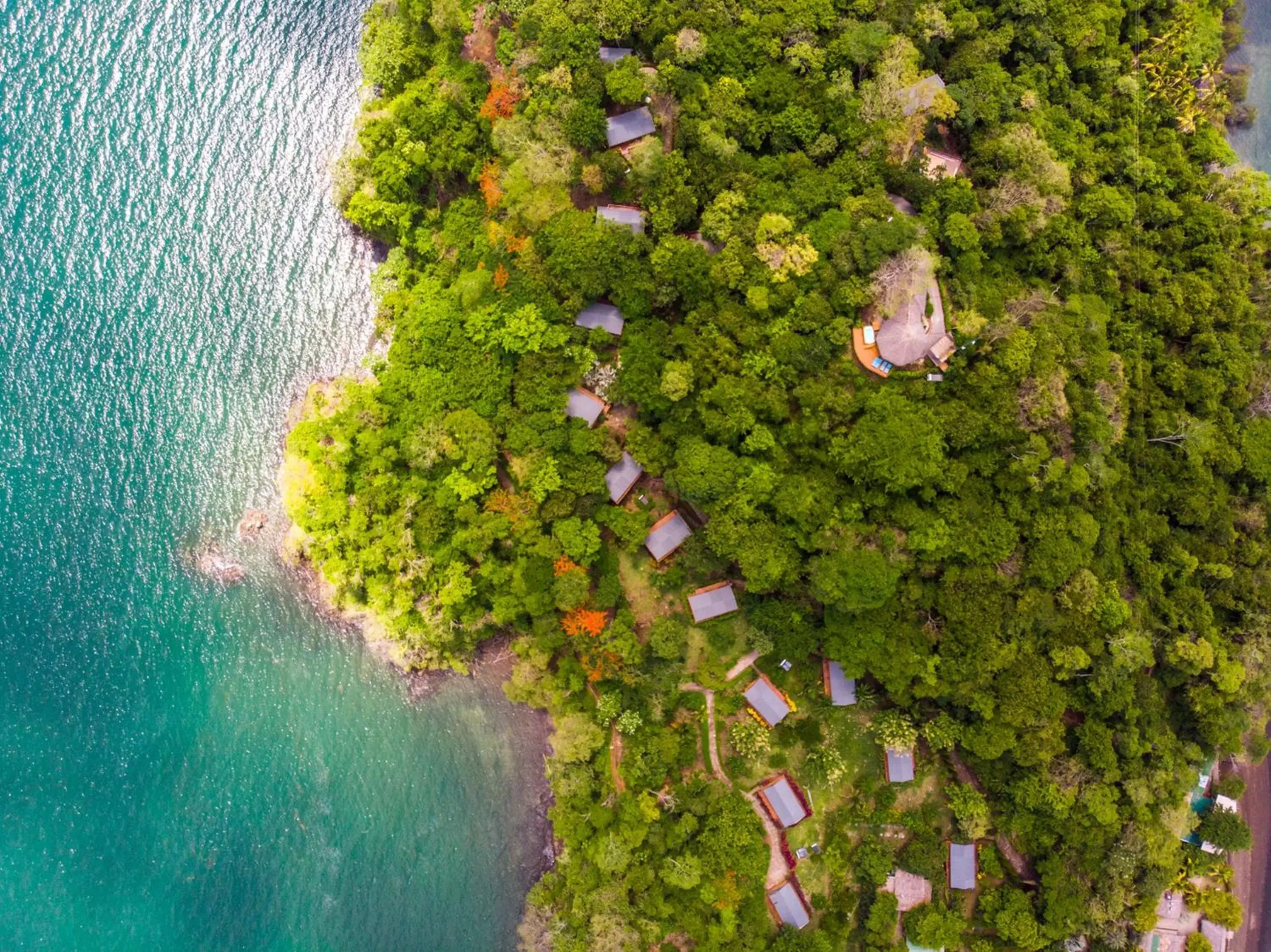 Bird's eye view, Bird's-eye View in Isla Chiquita Glamping Hotel