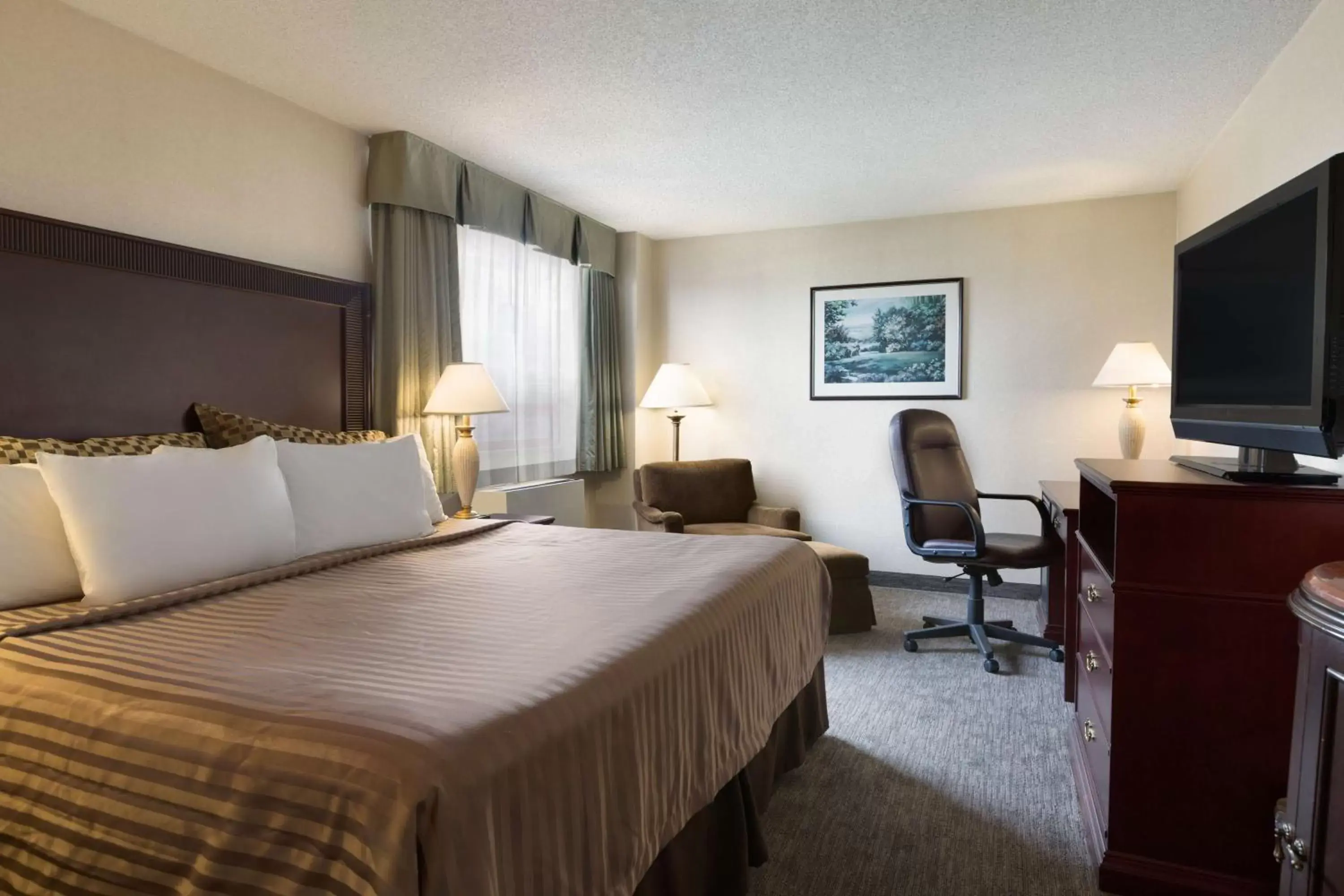 Business King Room - Non-Smoking in Travelodge Hotel by Wyndham Vancouver Airport