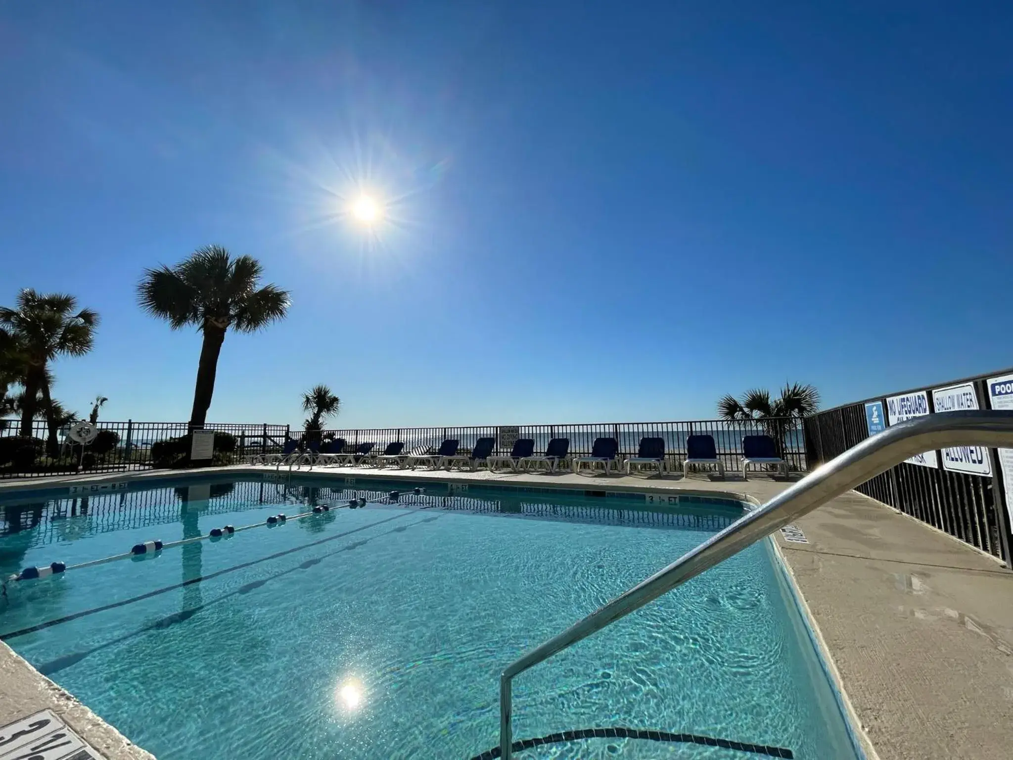 Swimming Pool in Polynesian Oceanfront Hotel