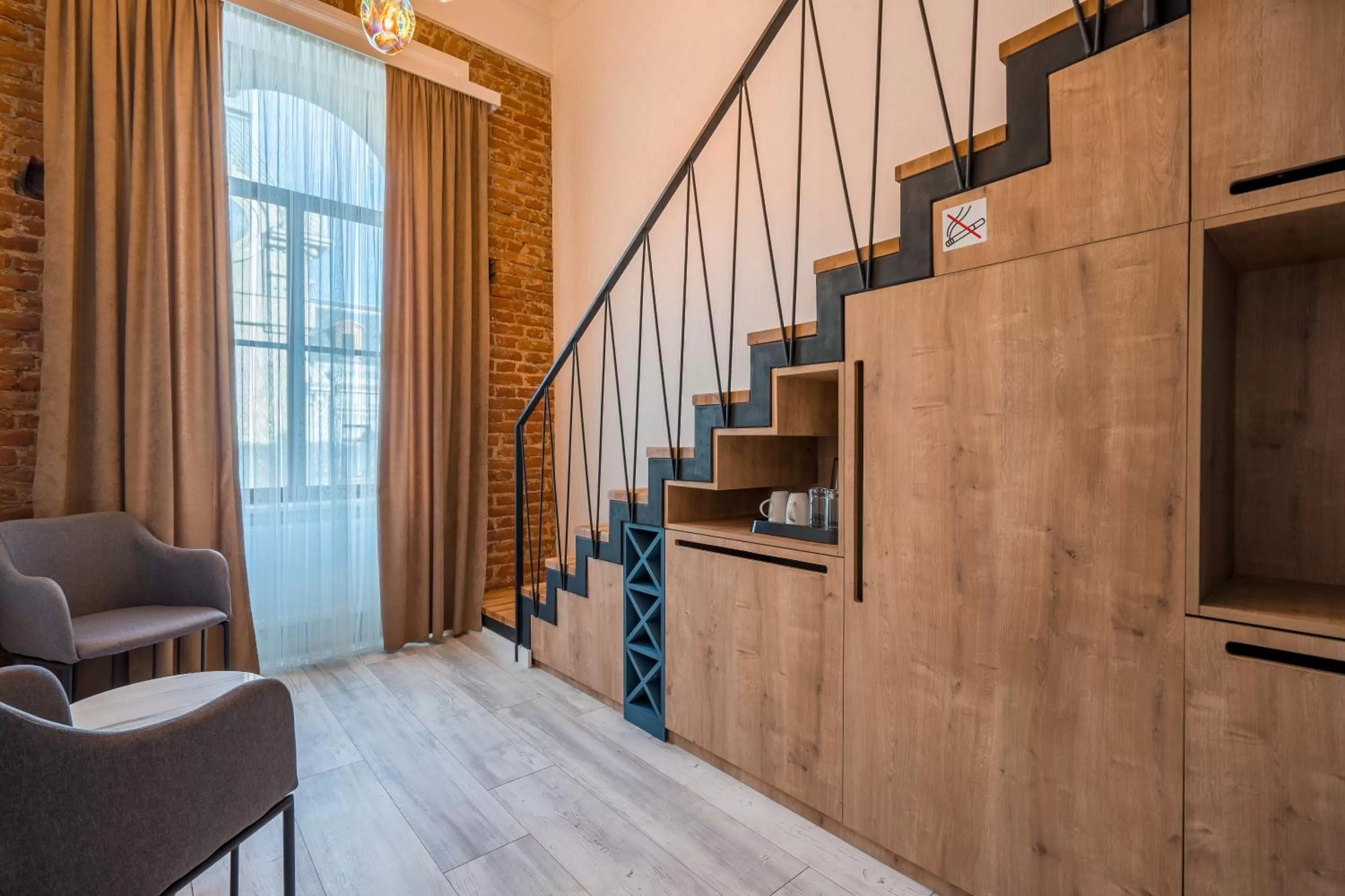 Other, Seating Area in Mini Hotel on Aghmashenebeli Ave