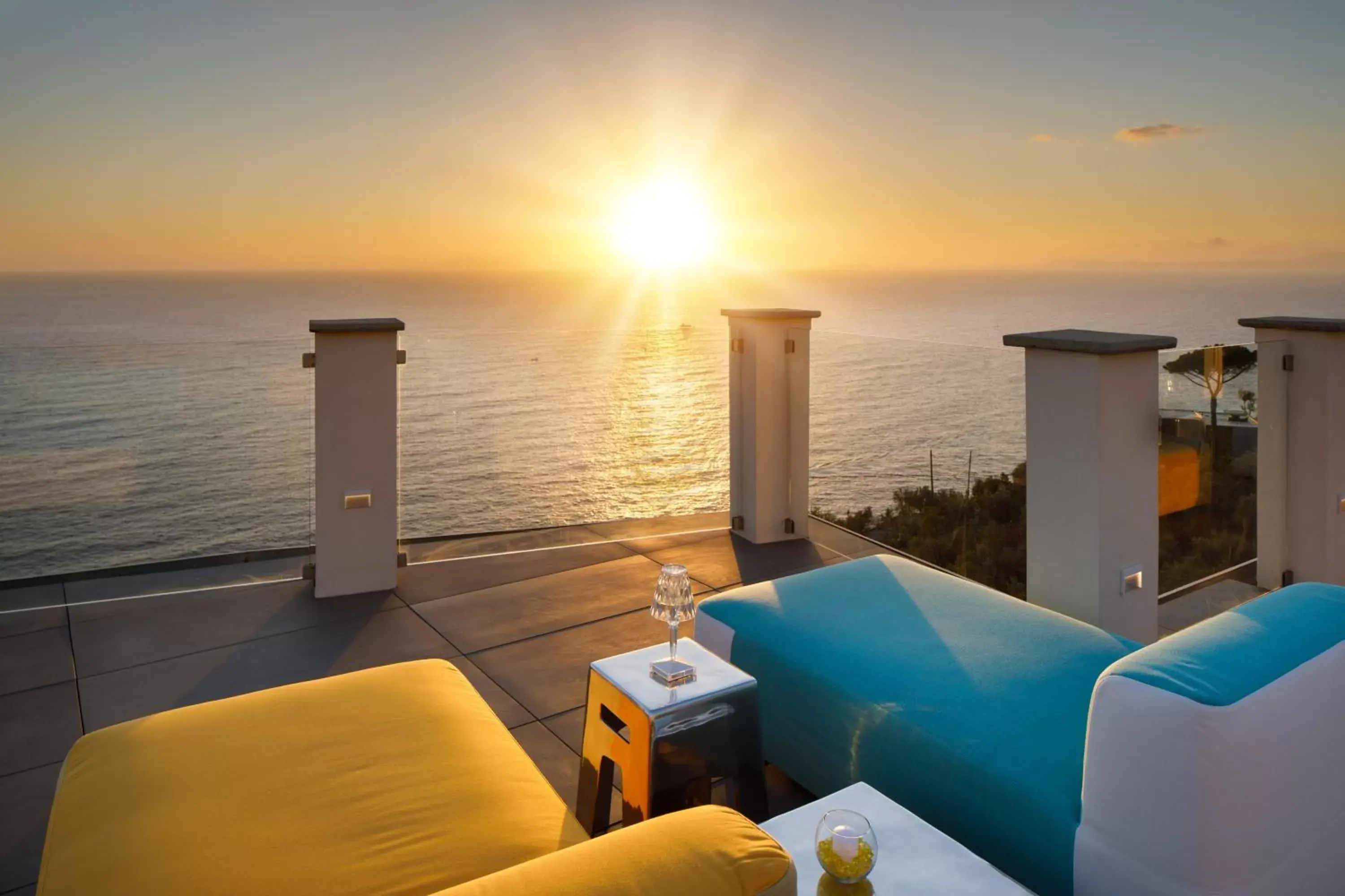 Balcony/Terrace, Sunrise/Sunset in Villa Fiorella Art Hotel