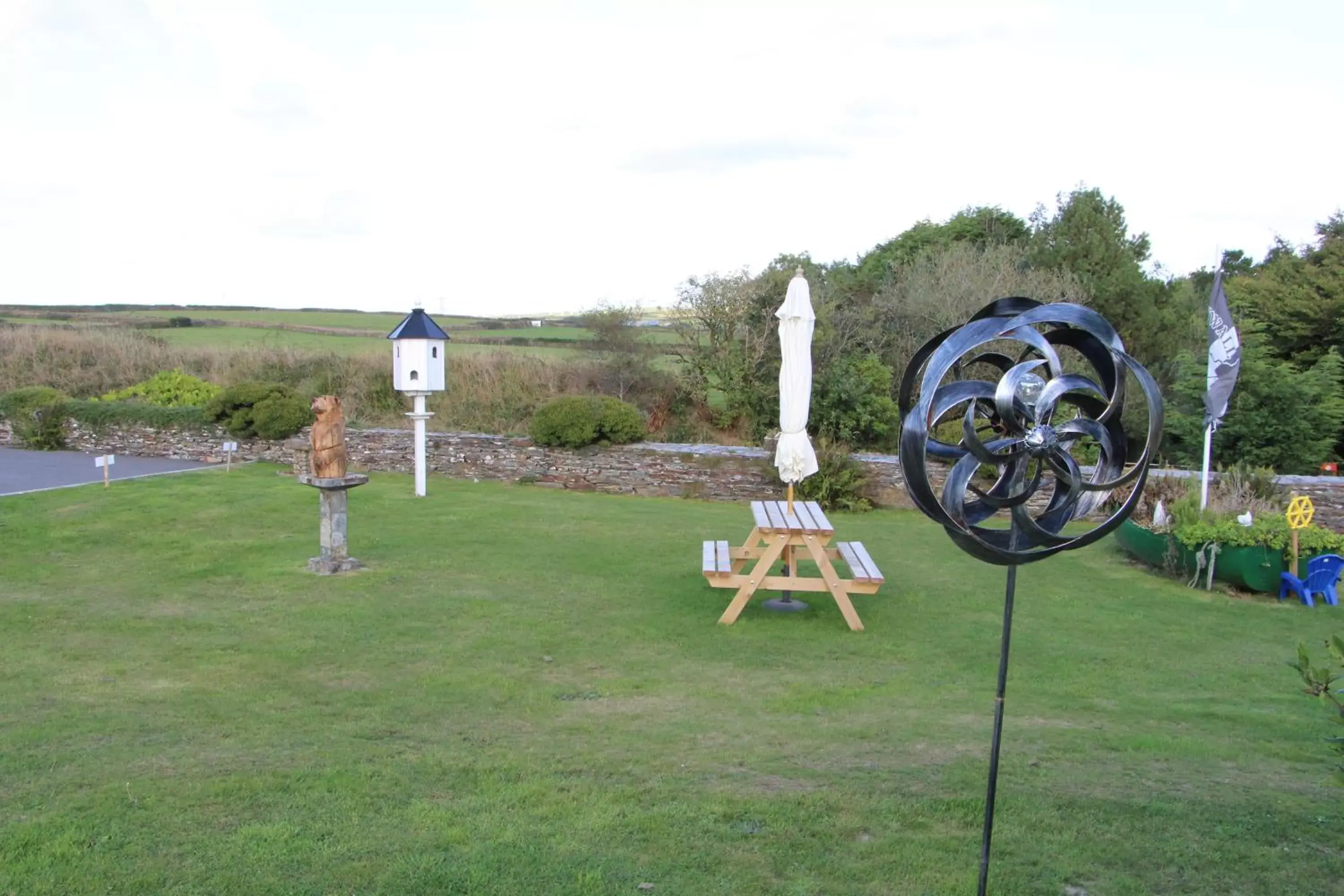 Garden view in Melorne Farm Guest House