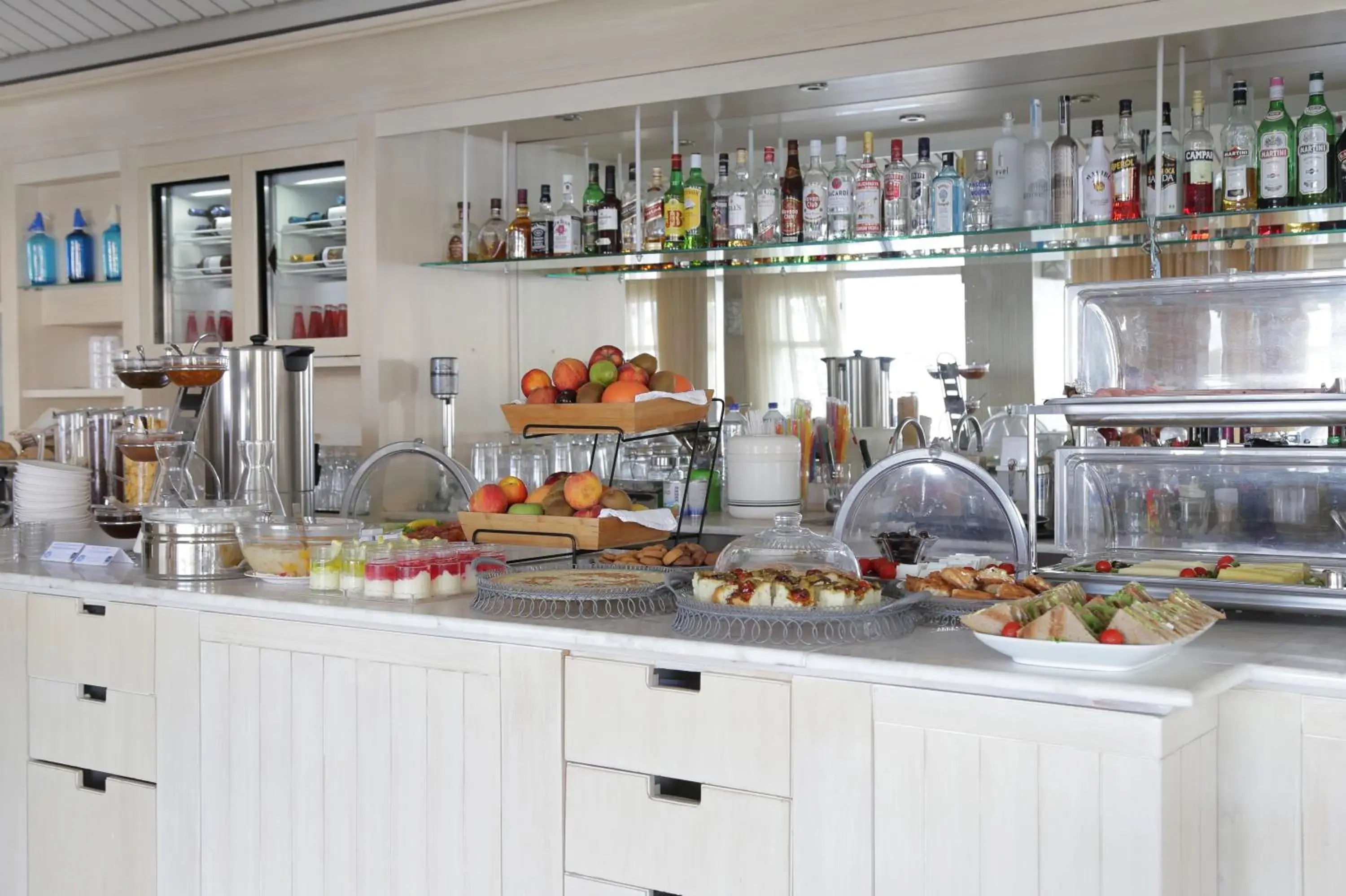 Buffet breakfast in Skopelos Village Hotel