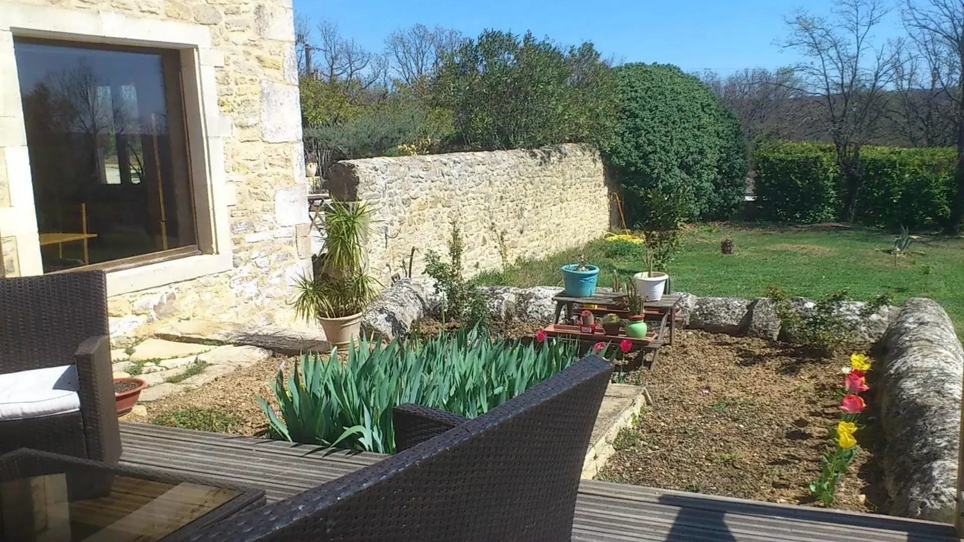 Garden in Hotel Le Mas de Rivet