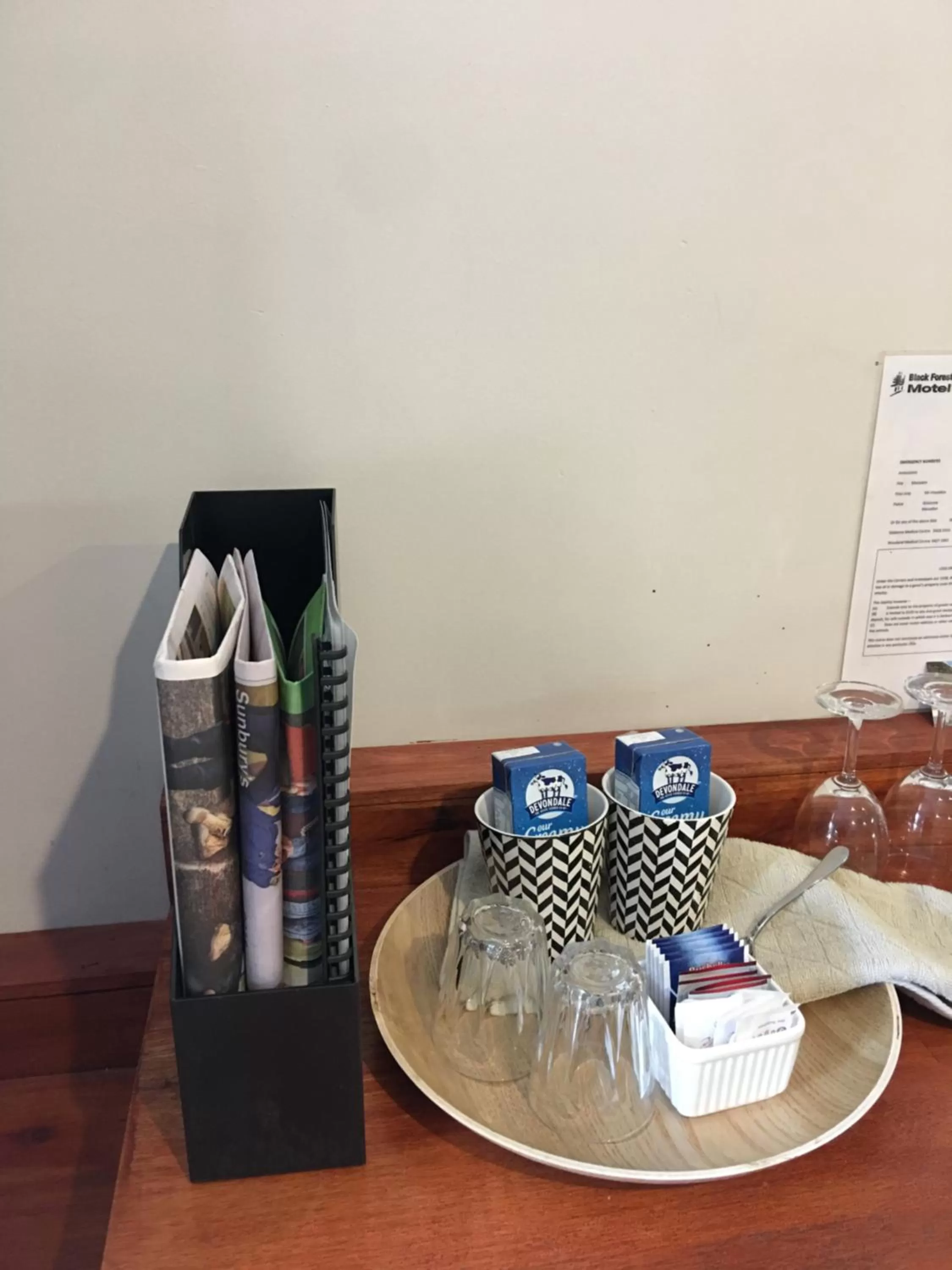 Coffee/tea facilities in Black Forest Motel