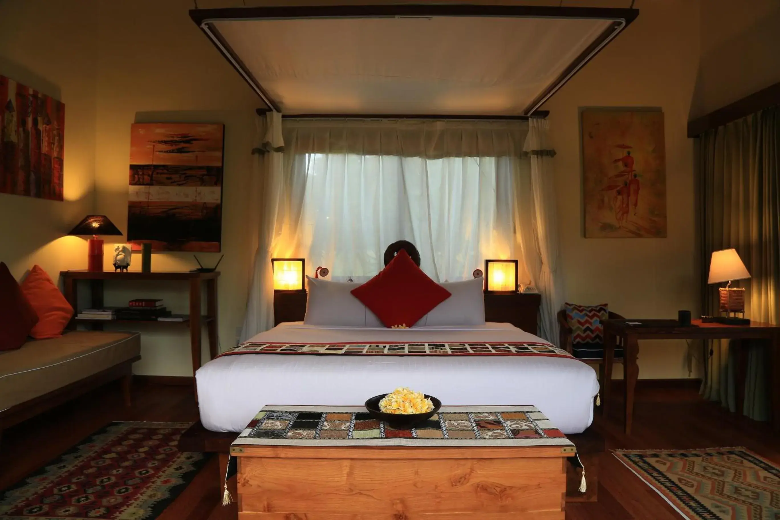 Photo of the whole room, Bed in Villa Nirvana