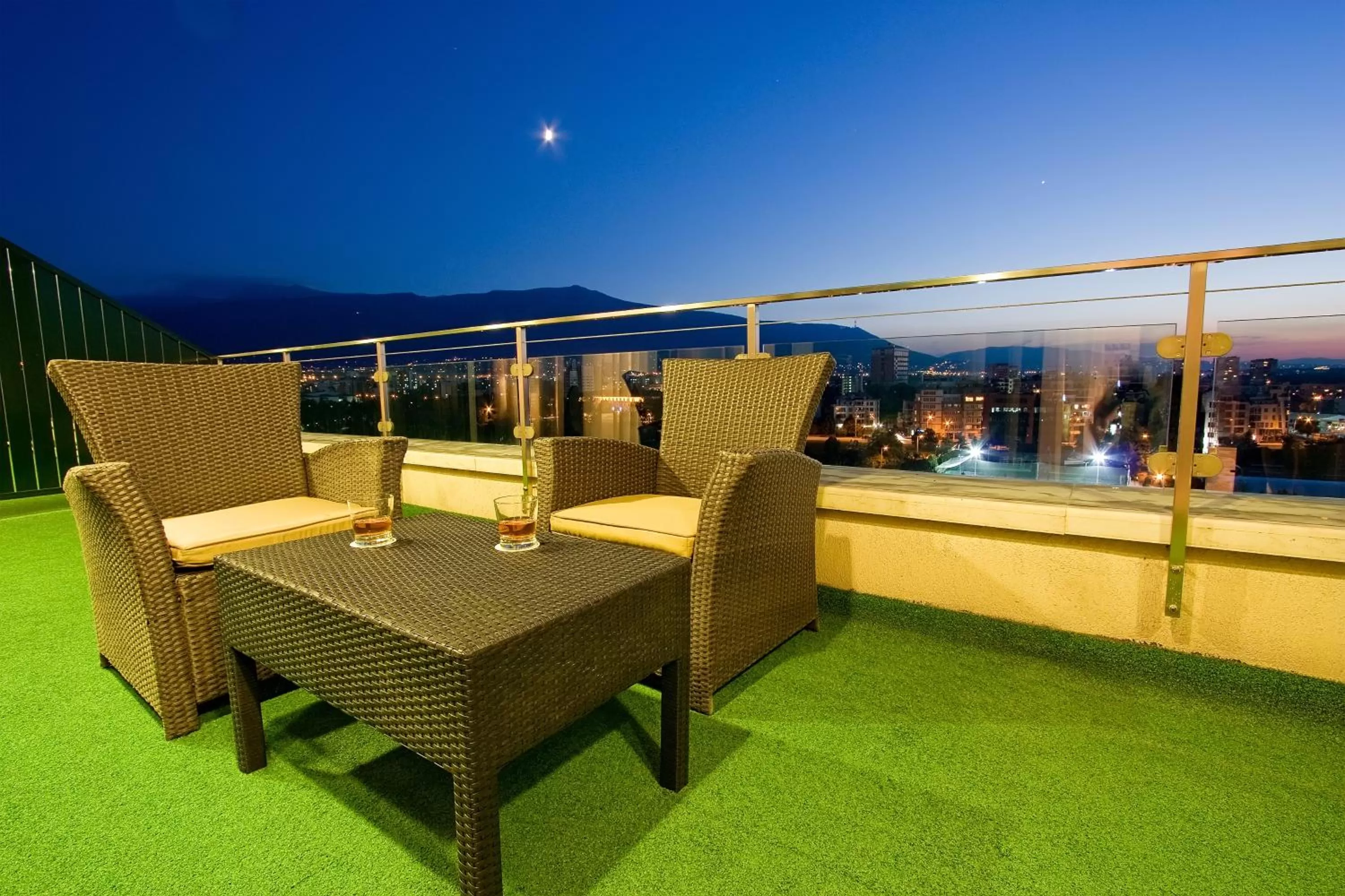 Patio in Vitosha Park Hotel - Free Indoor Pool & Parking