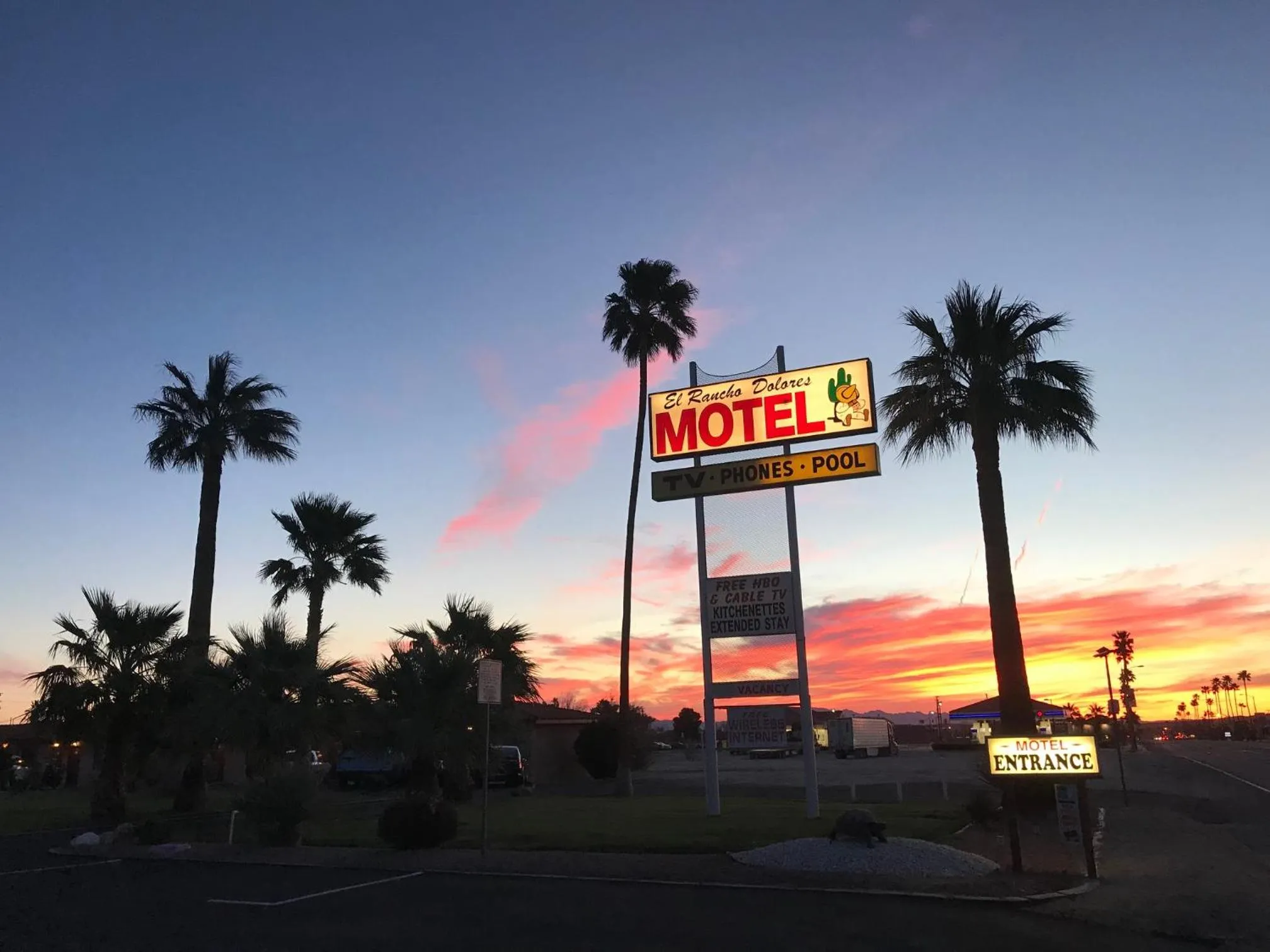 Mountain view in El Rancho Dolores at JT National Park