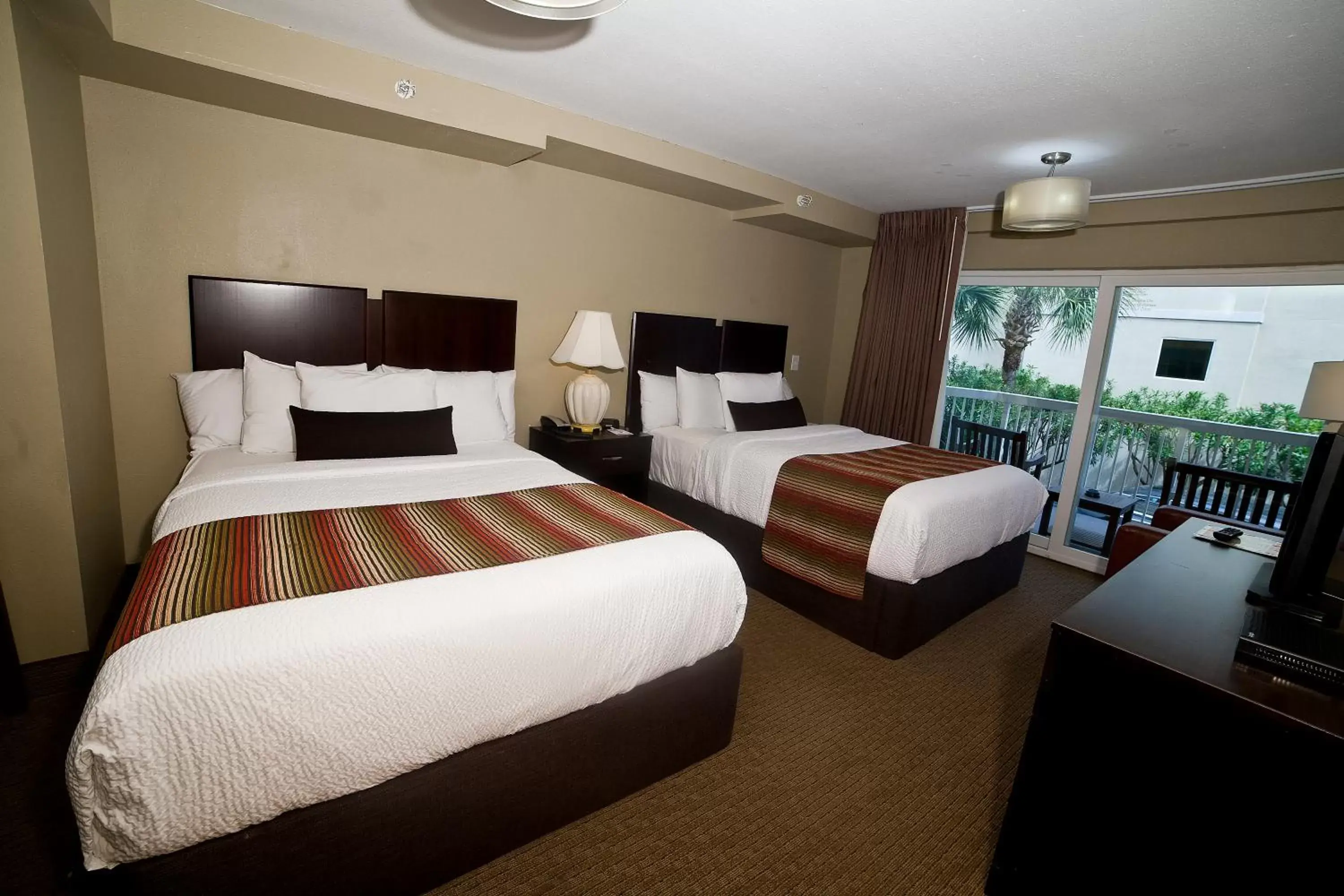 Bed in DeSoto Beach Hotel