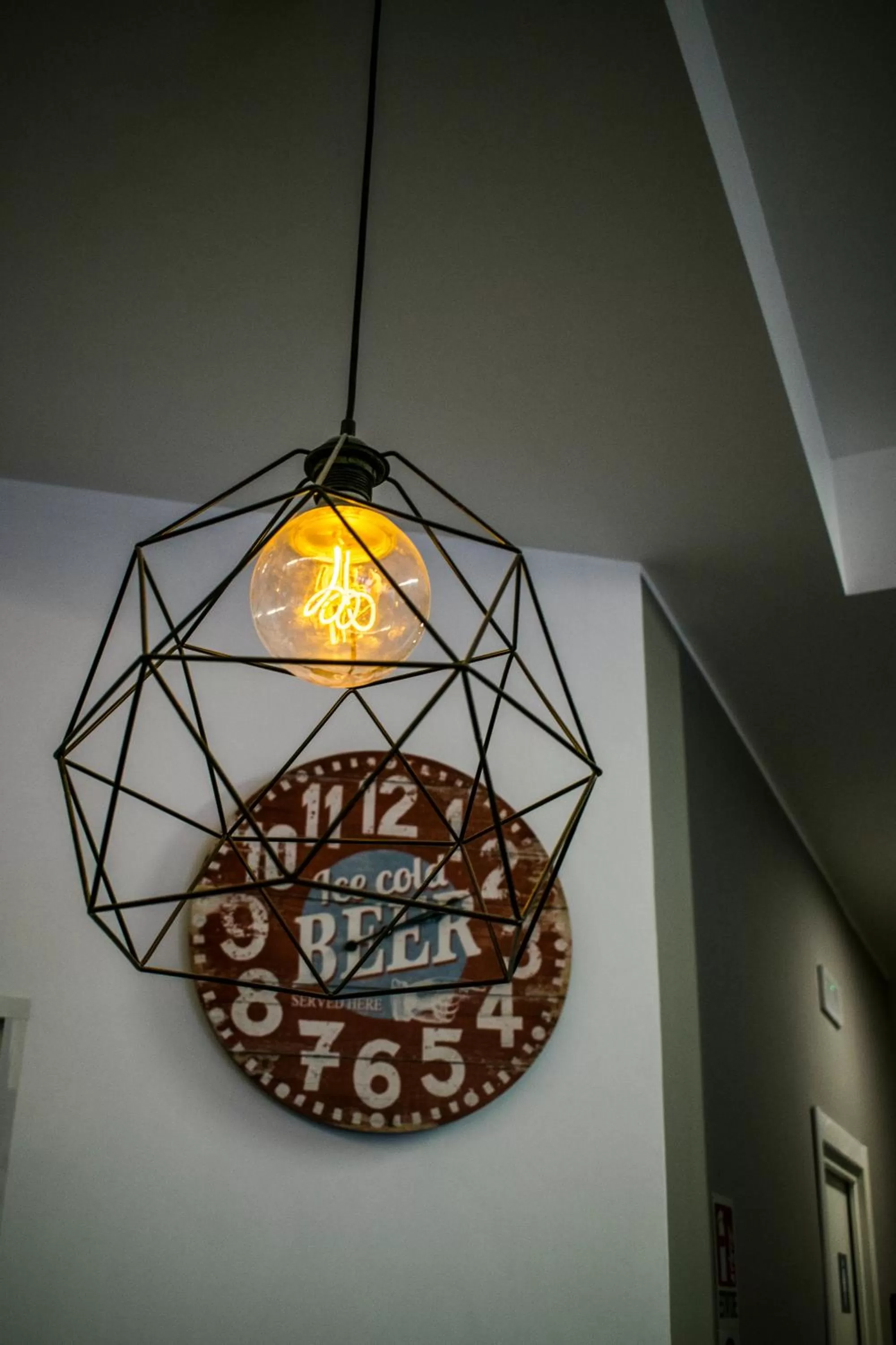 Decorative detail in Hostel Trastevere