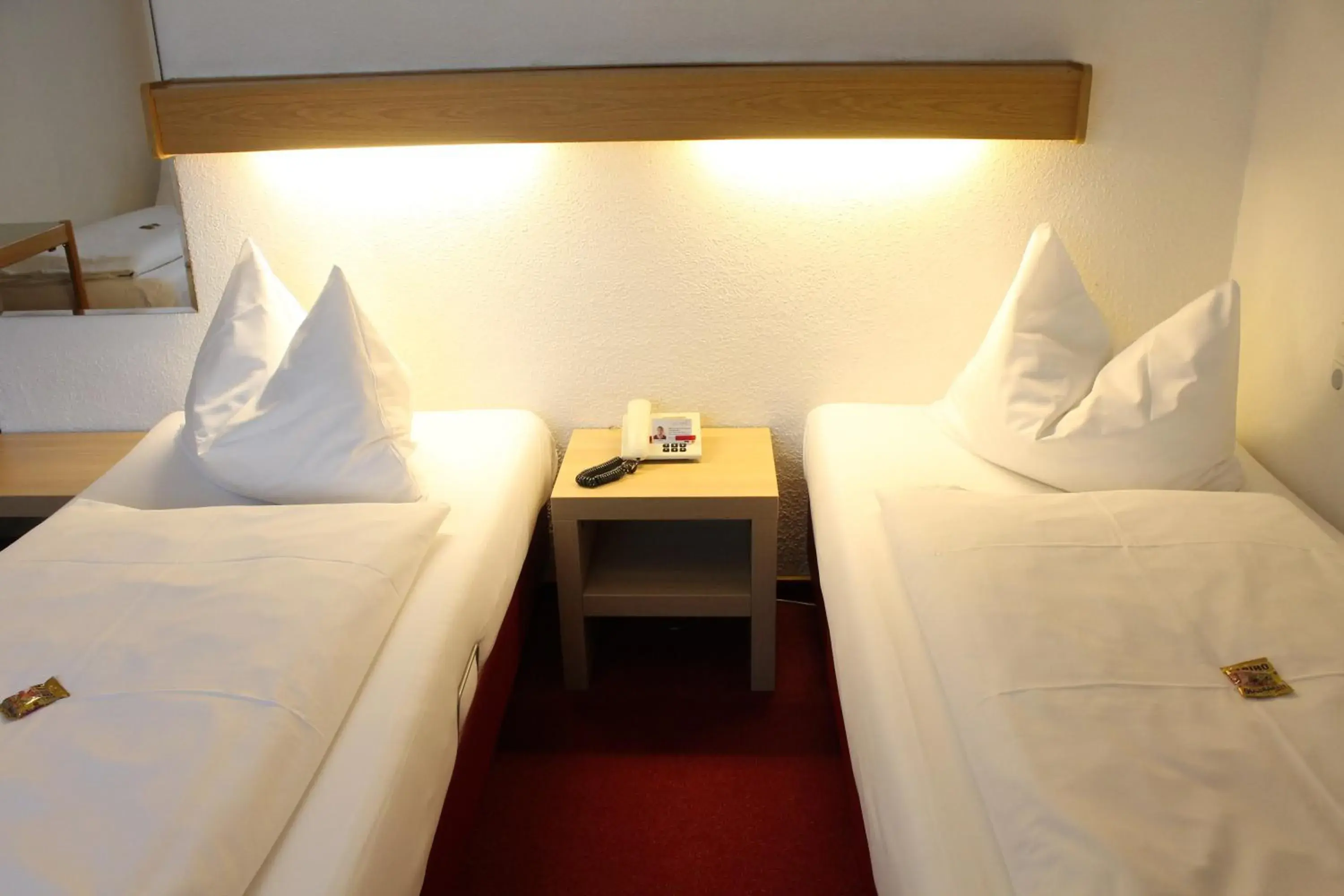 Bed in Hotel Scholz