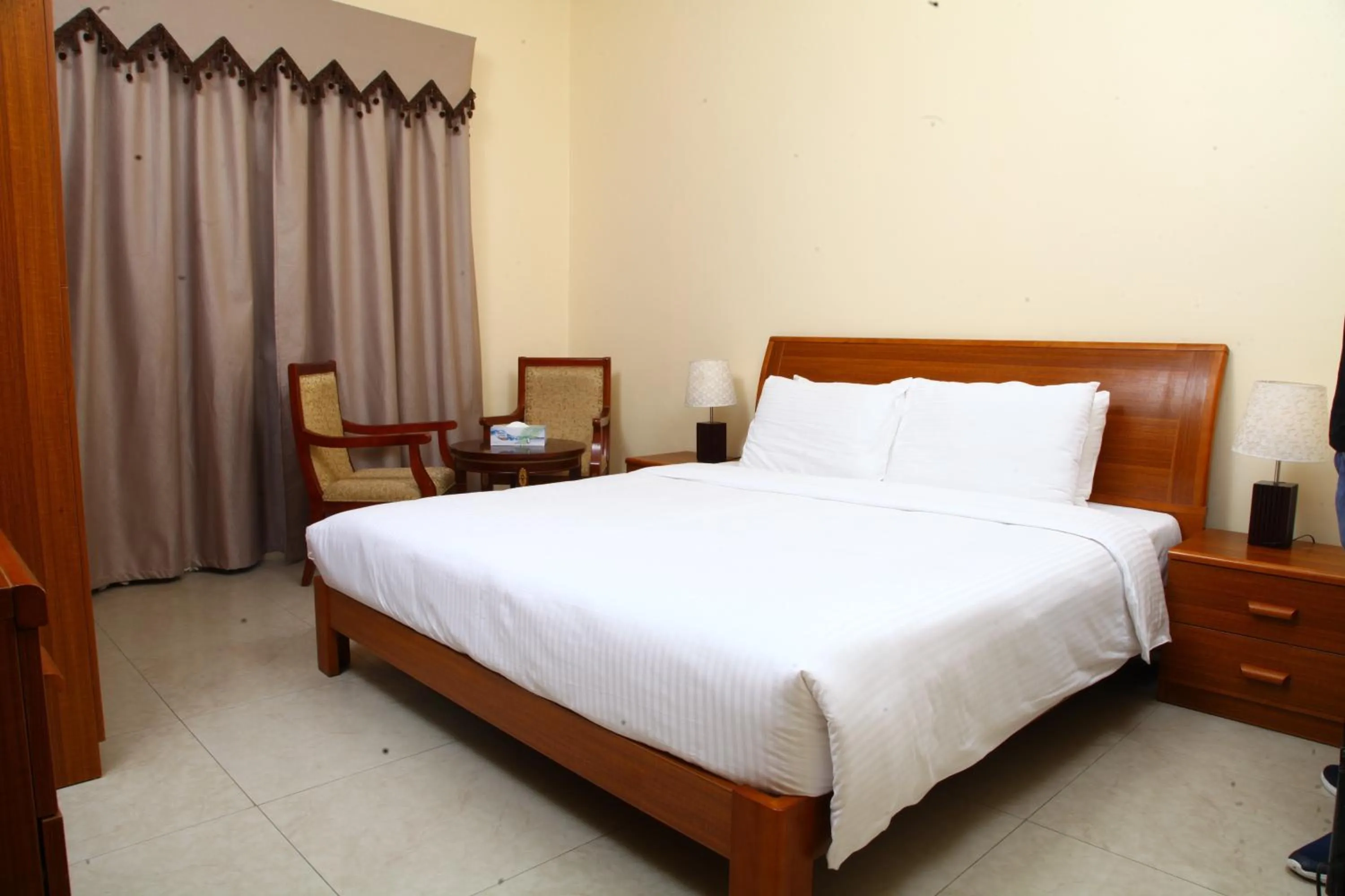 Bed in Dream Palace Hotel