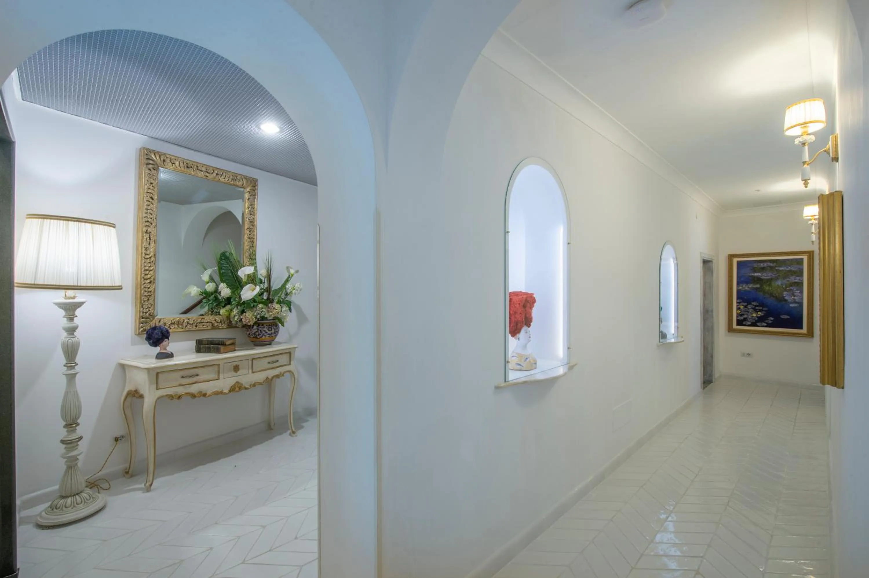 Decorative detail in Hotel Pellegrino