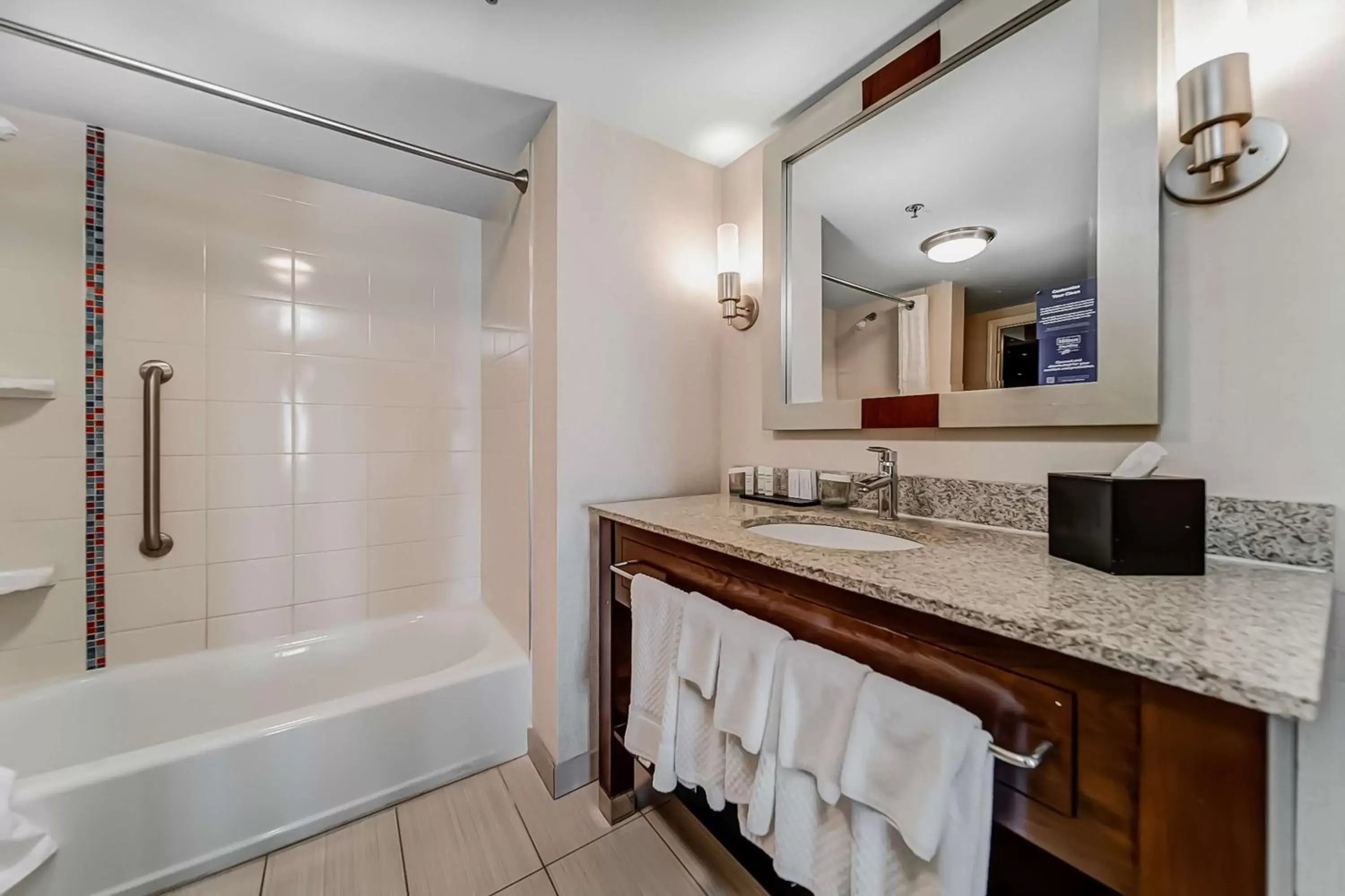 Bathroom in Embassy Suites Atlanta - Kennesaw Town Center