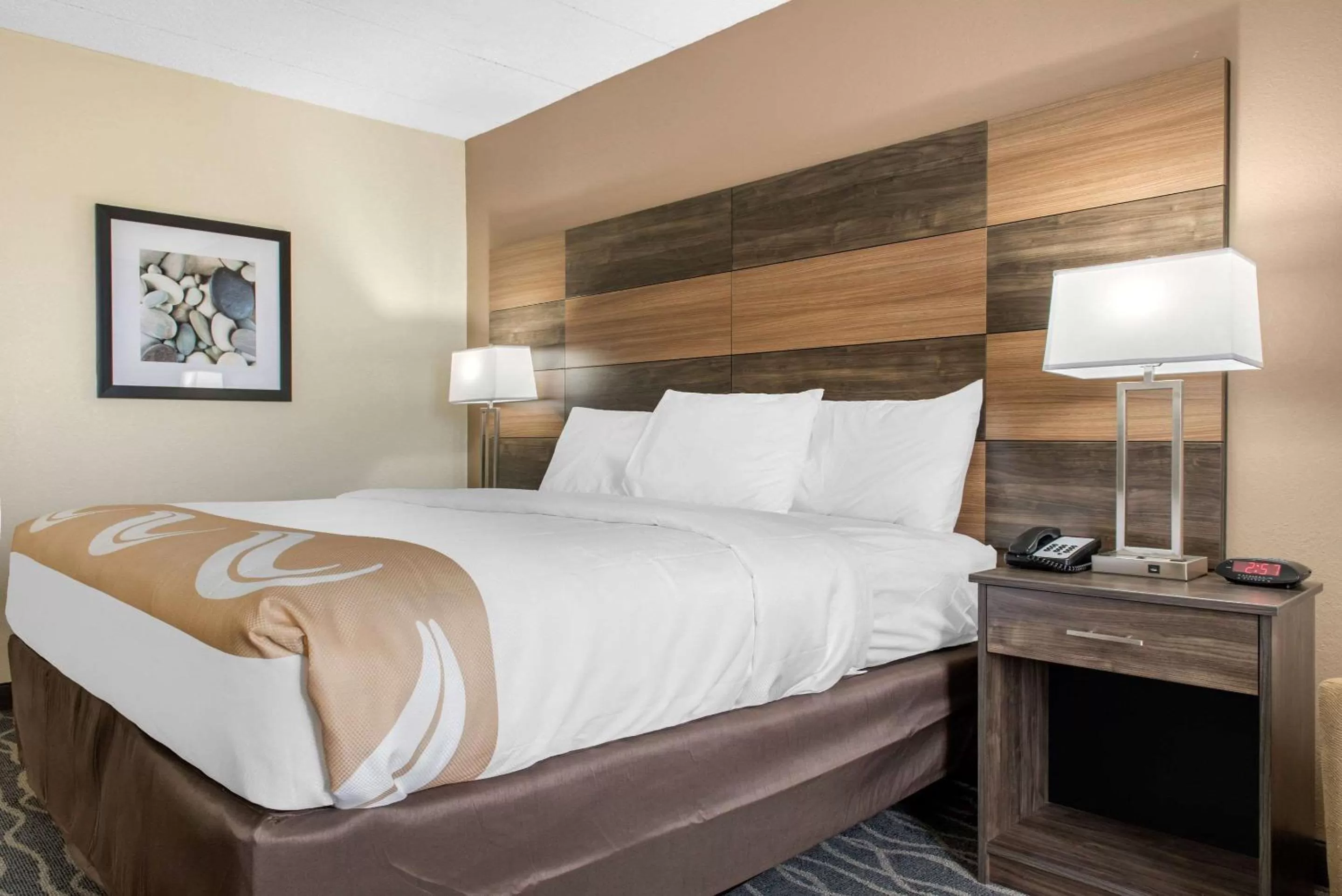 View (from property/room), Bed in Quality Inn and Conference Center