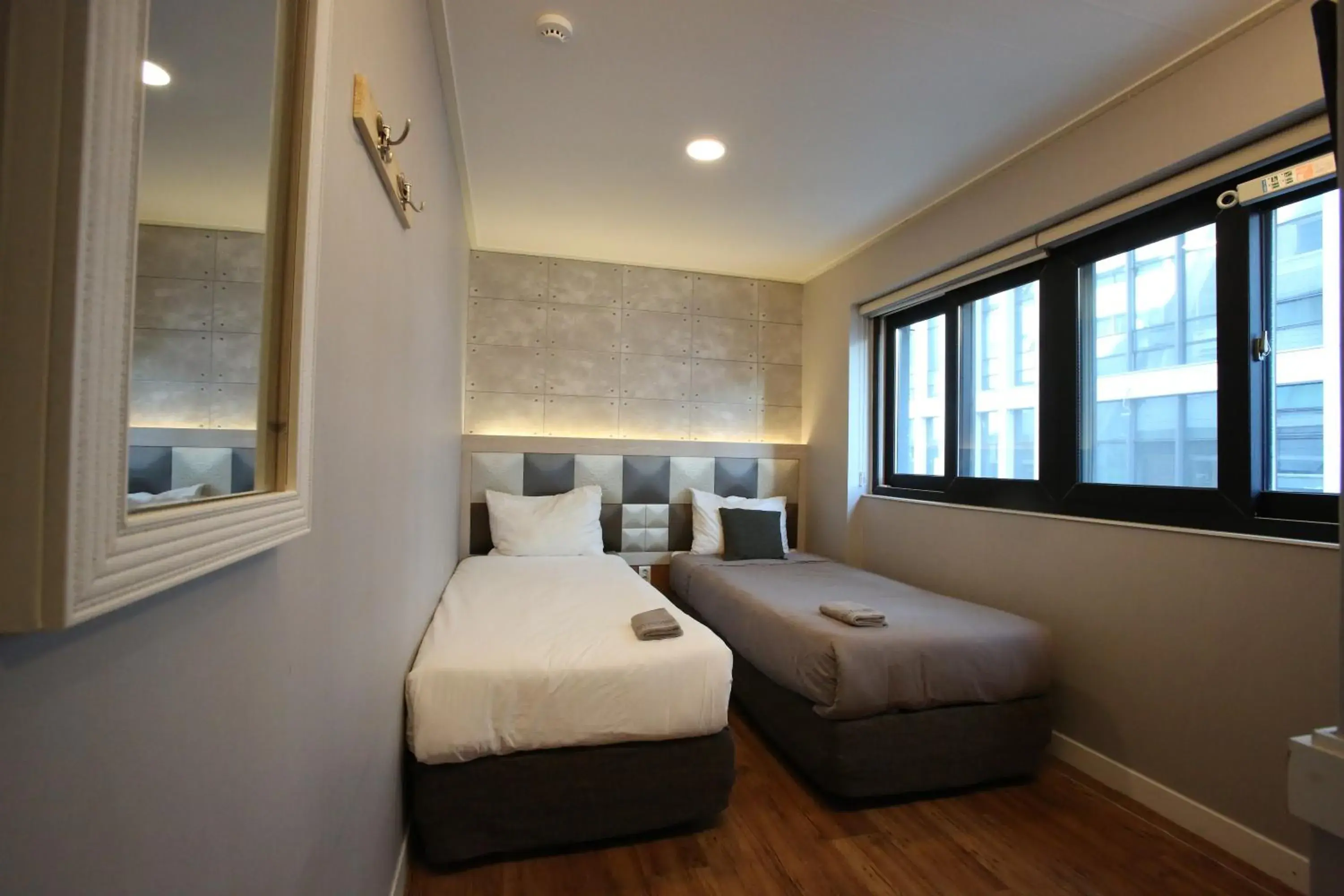 Bed in K Guesthouse Seomyeon