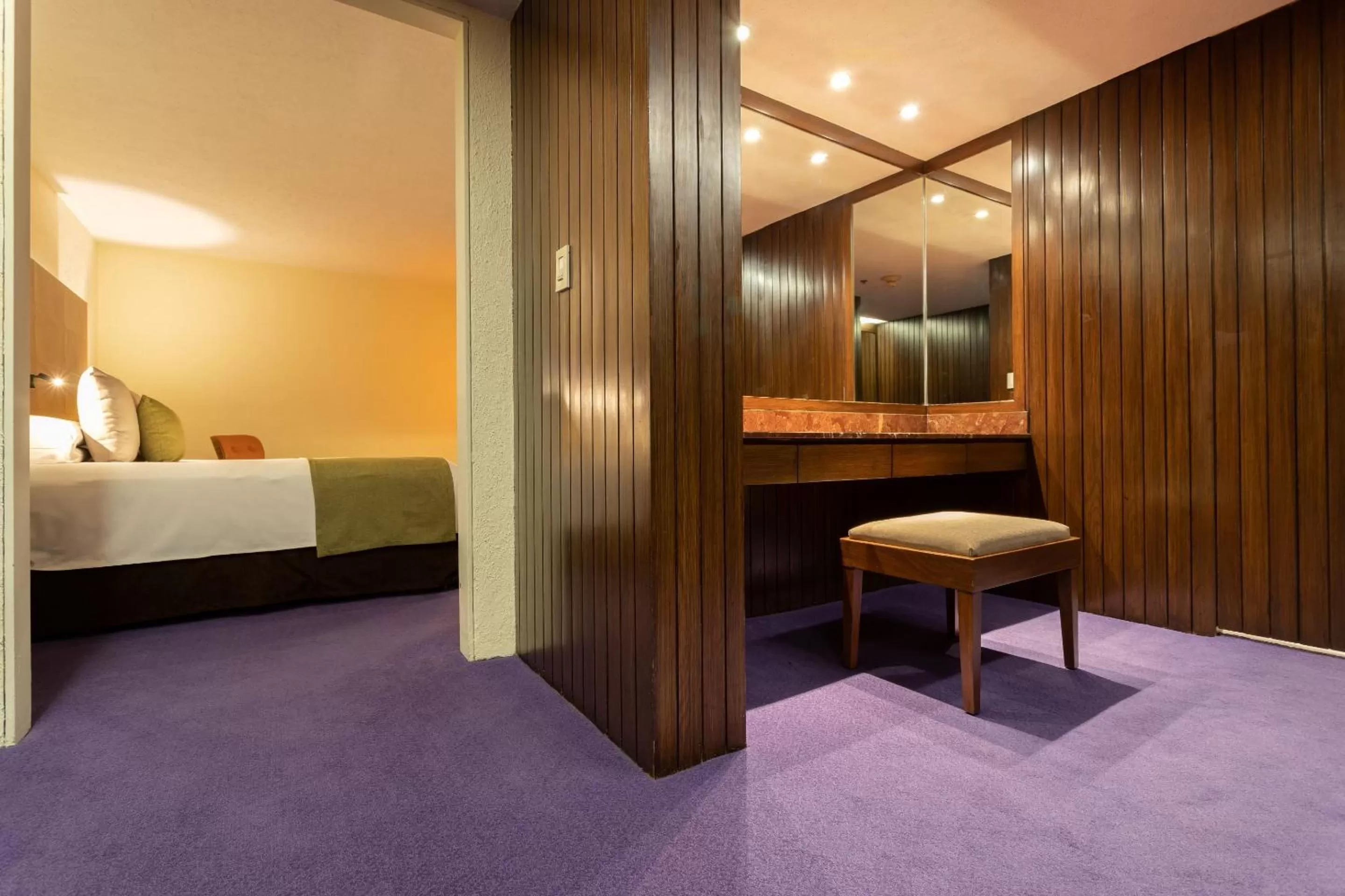 Bedroom, Bed in Camino Real Polanco Mexico