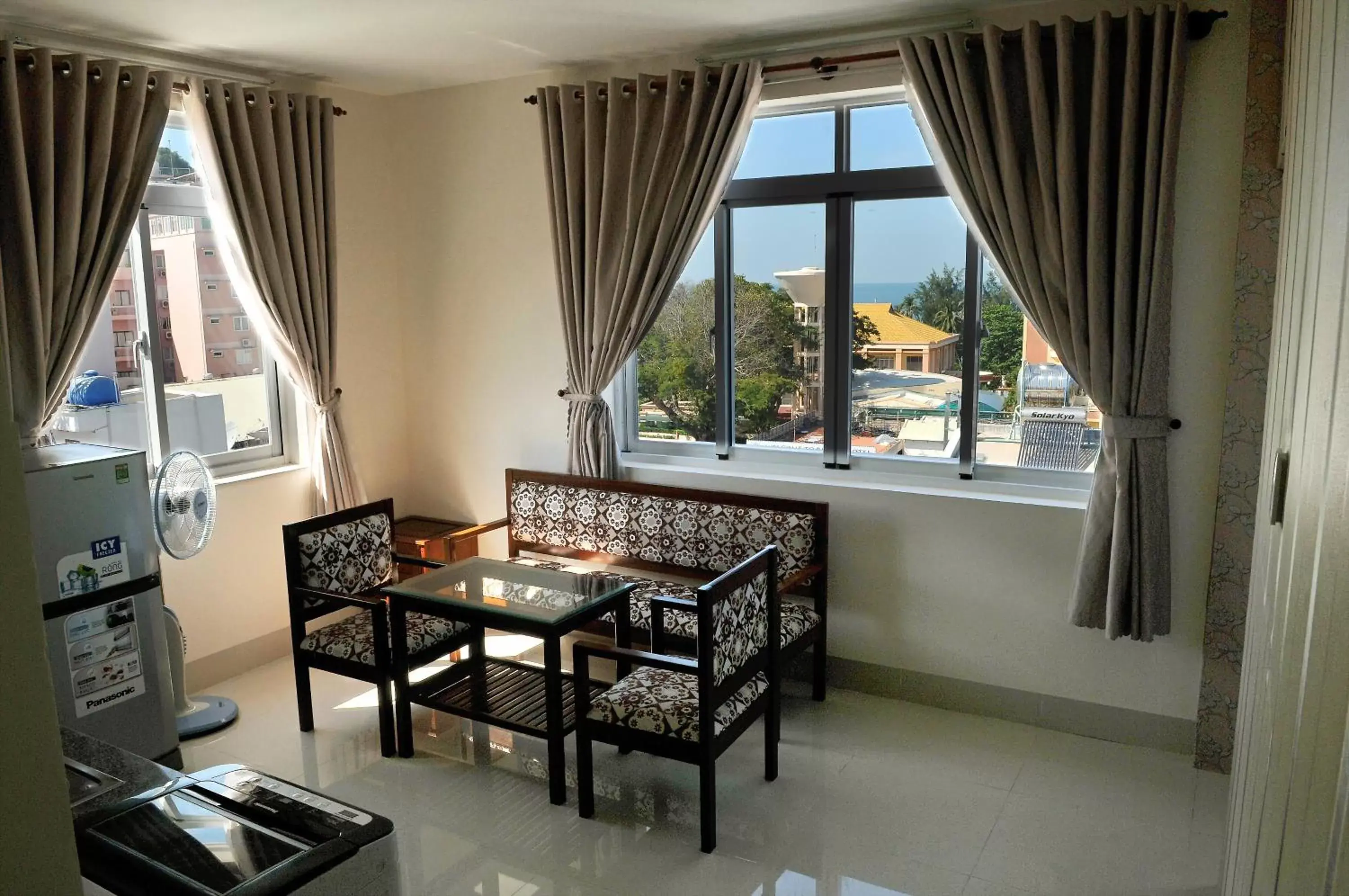 View (from property/room), Seating Area in Lotus Apartment Hotel