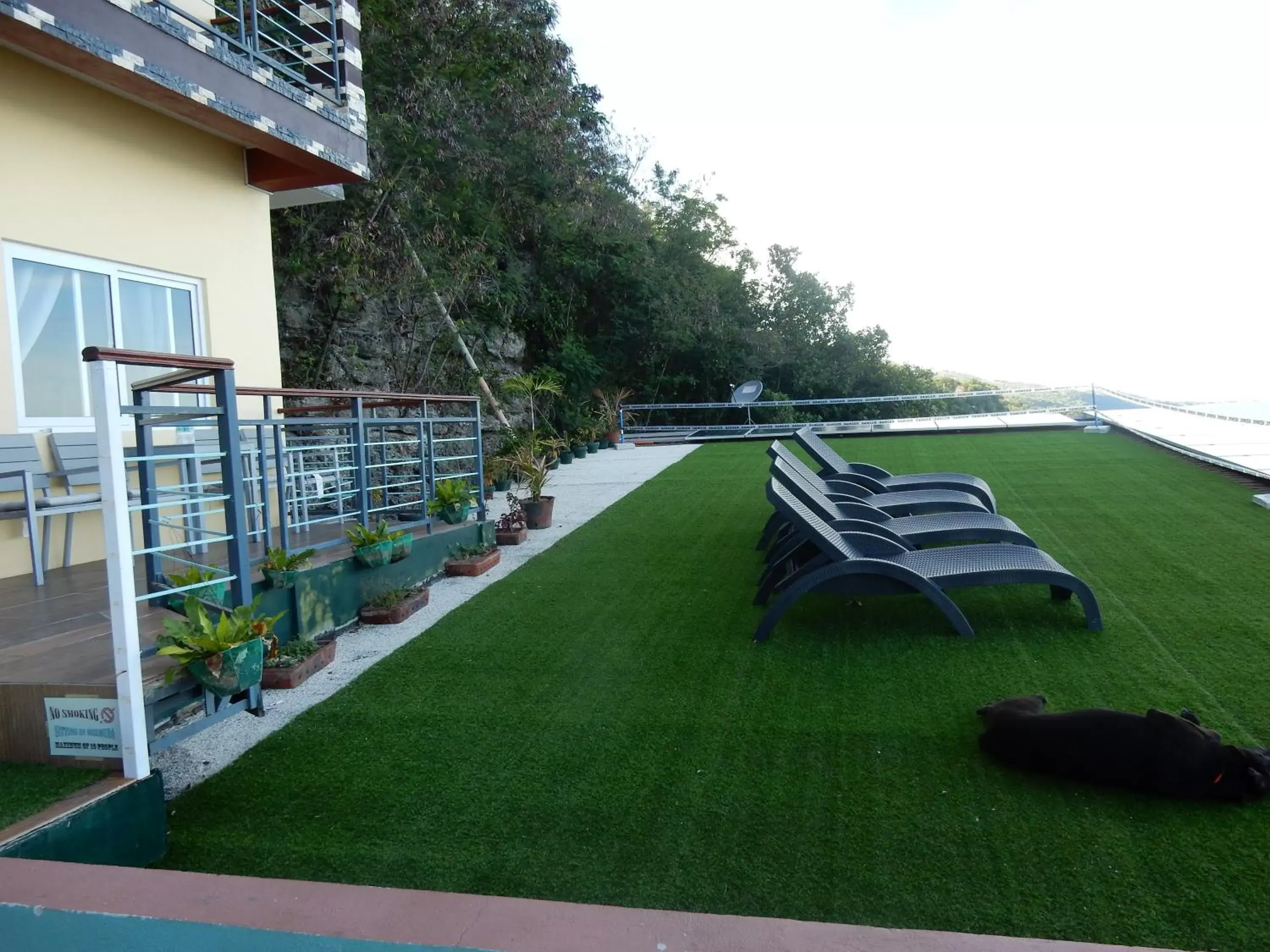 Seating area, Garden in Oslob Seafari Resort