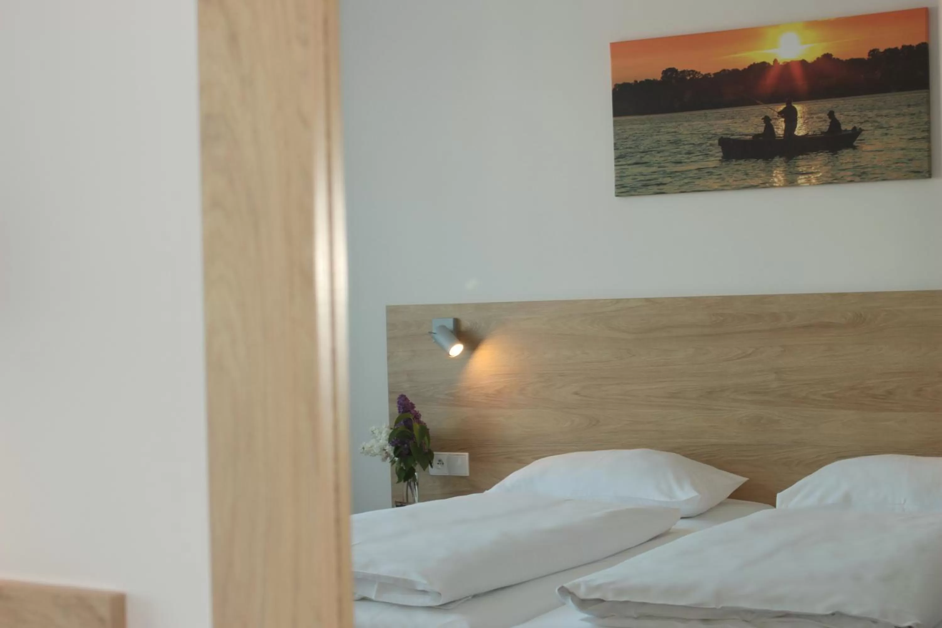 Bed in Hotel Huszcza