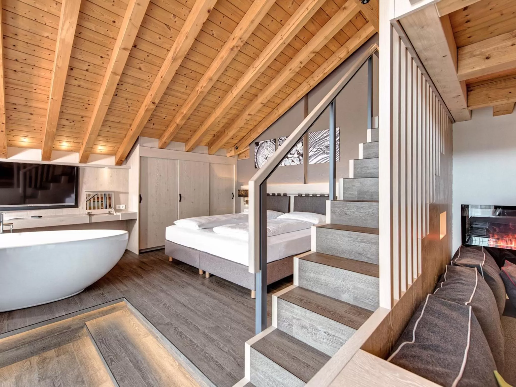 Photo of the whole room, Bed in Hotel Die Krone - Immenstadt-Stein