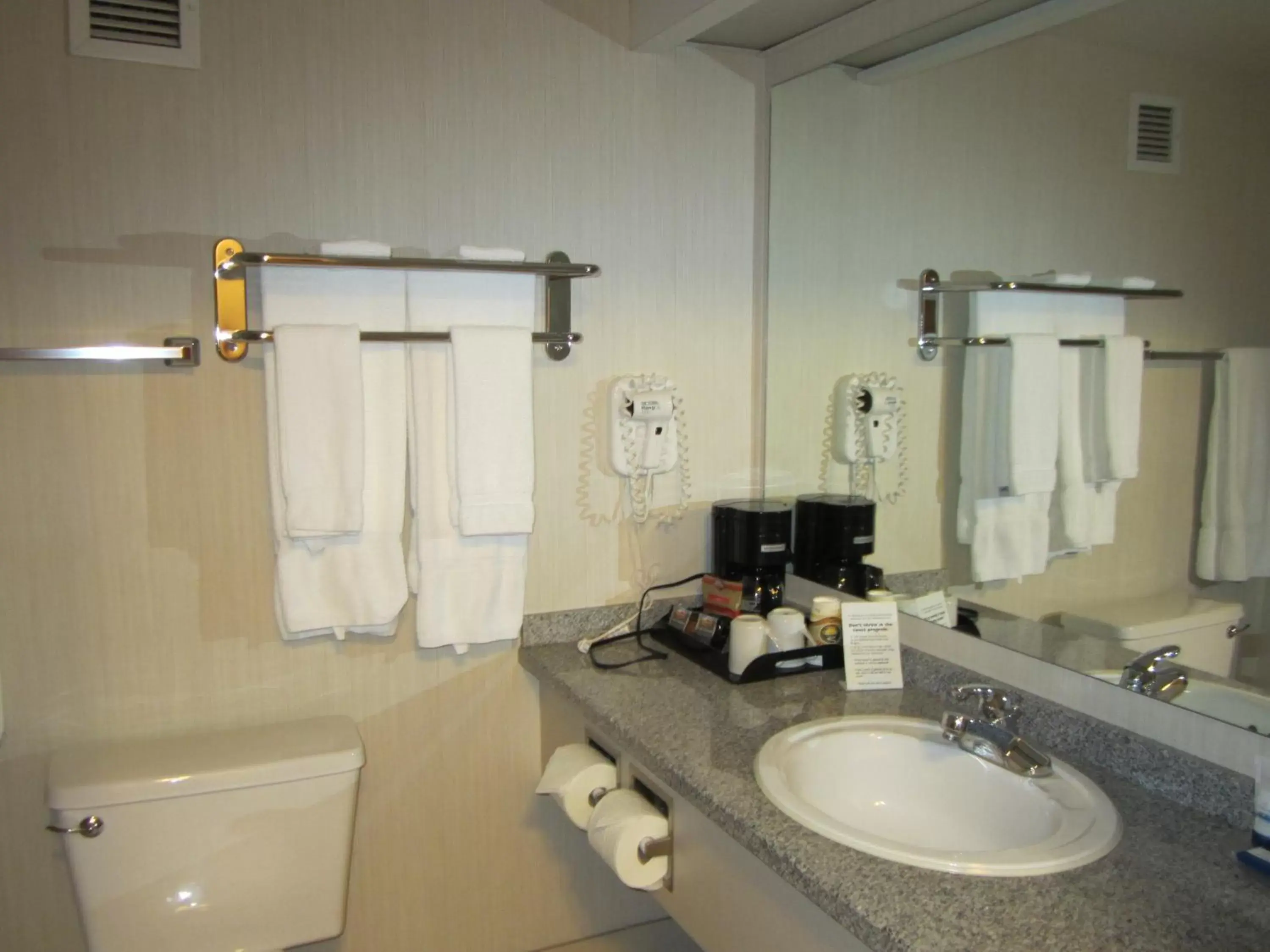 Bathroom in Woodlands Inn & Suites