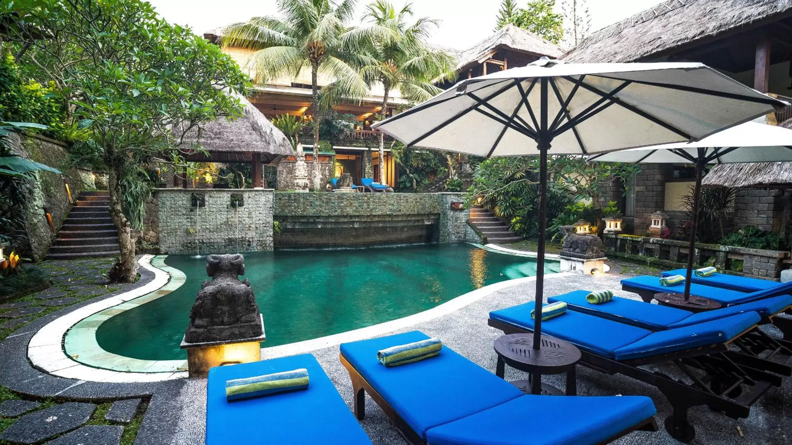 Swimming Pool in Kori Ubud Resort, Restaurant & Spa