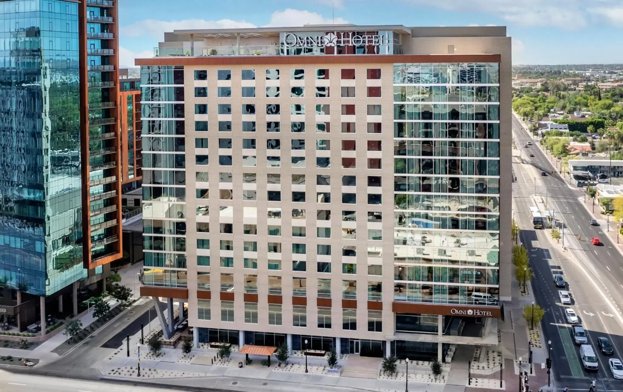 Property building in Omni Tempe Hotel at ASU Property building in Omni Tempe Hotel at ASU