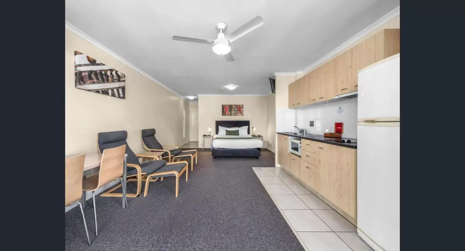 Bedroom in The Wellington Apartment Hotel