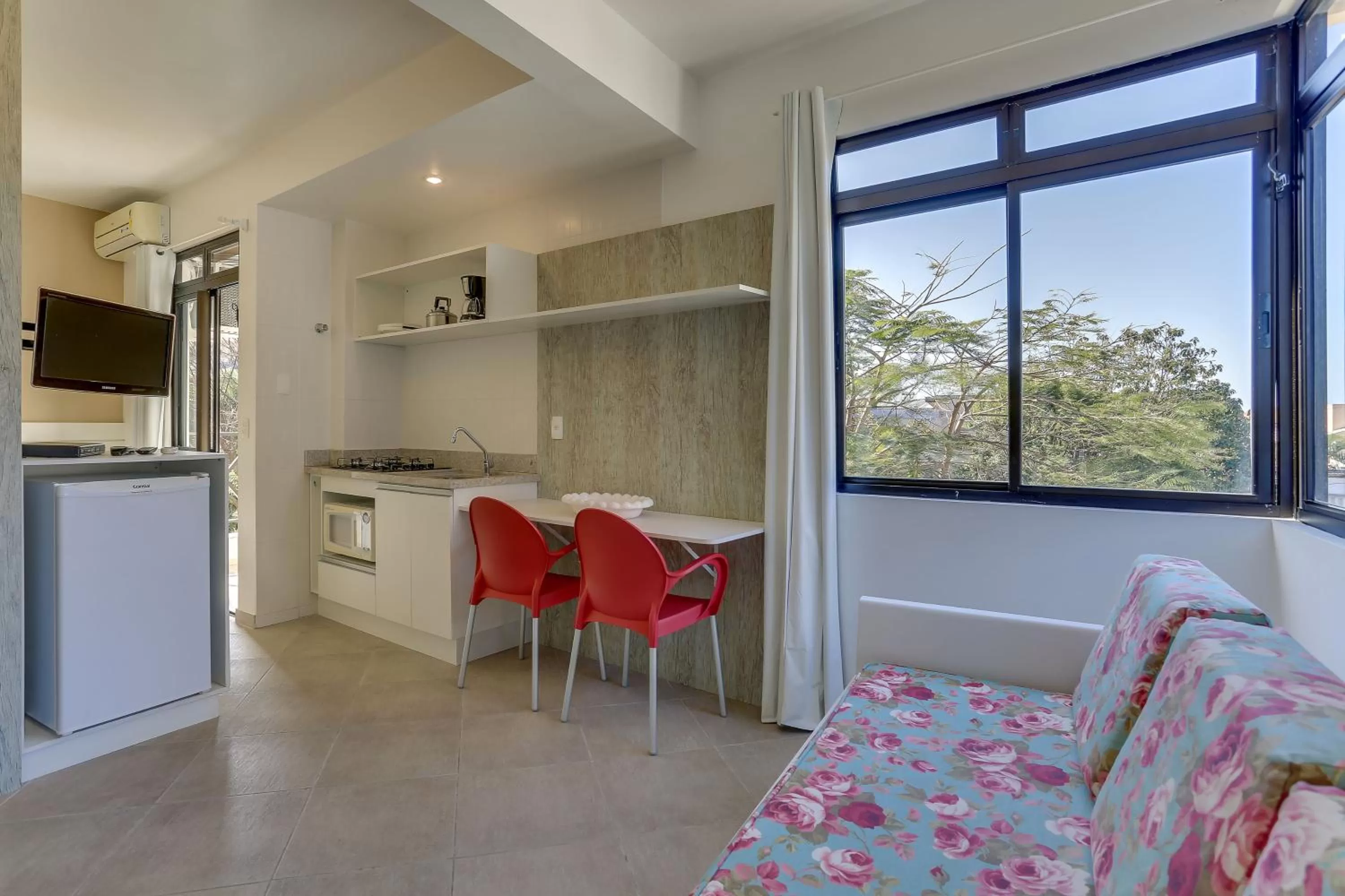 Kitchen or kitchenette in Pousada Atlantique