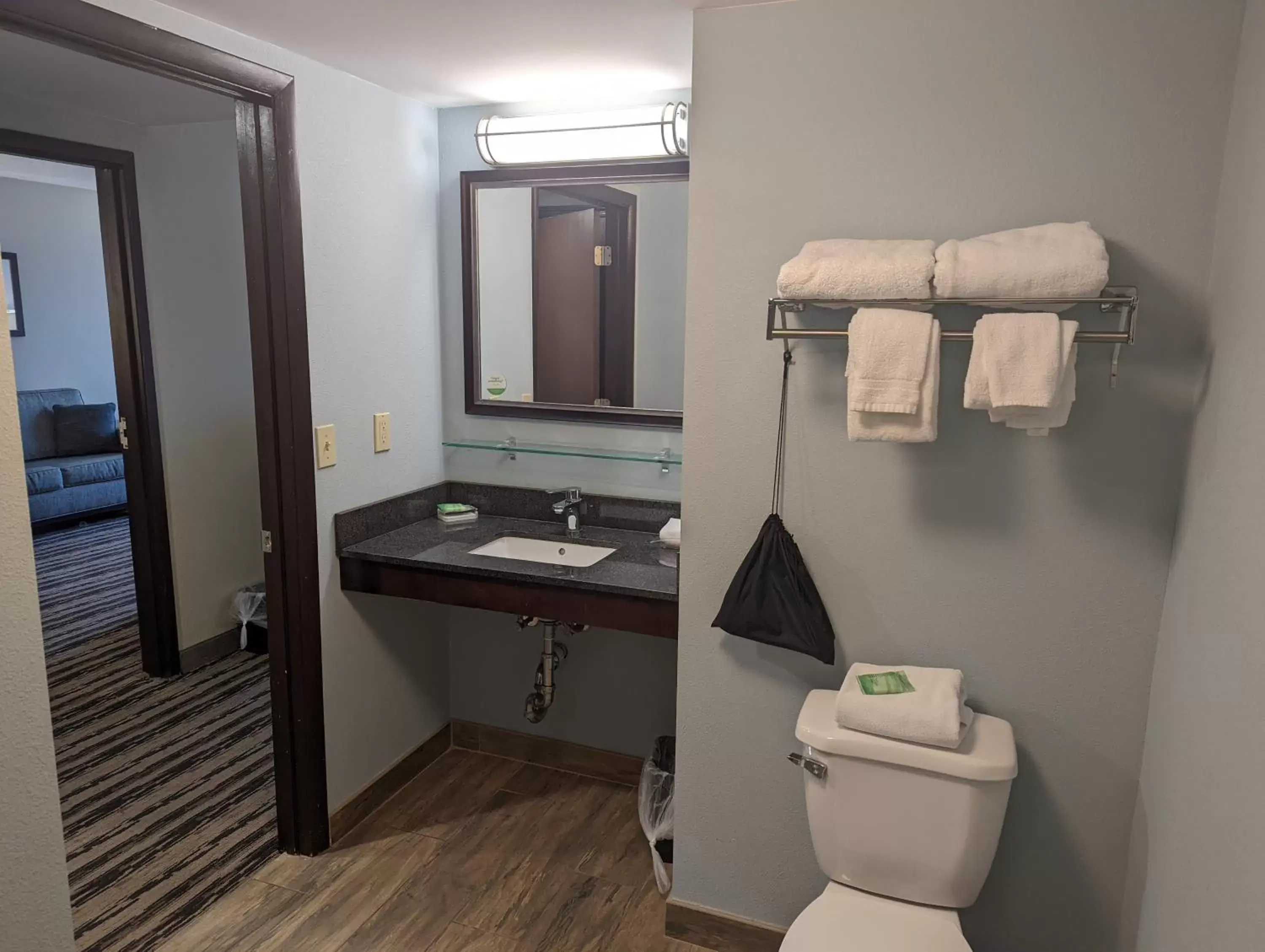 Bathroom in Holiday Inn Harrisburg East by IHG Bathroom in Holiday Inn Harrisburg East by IHG