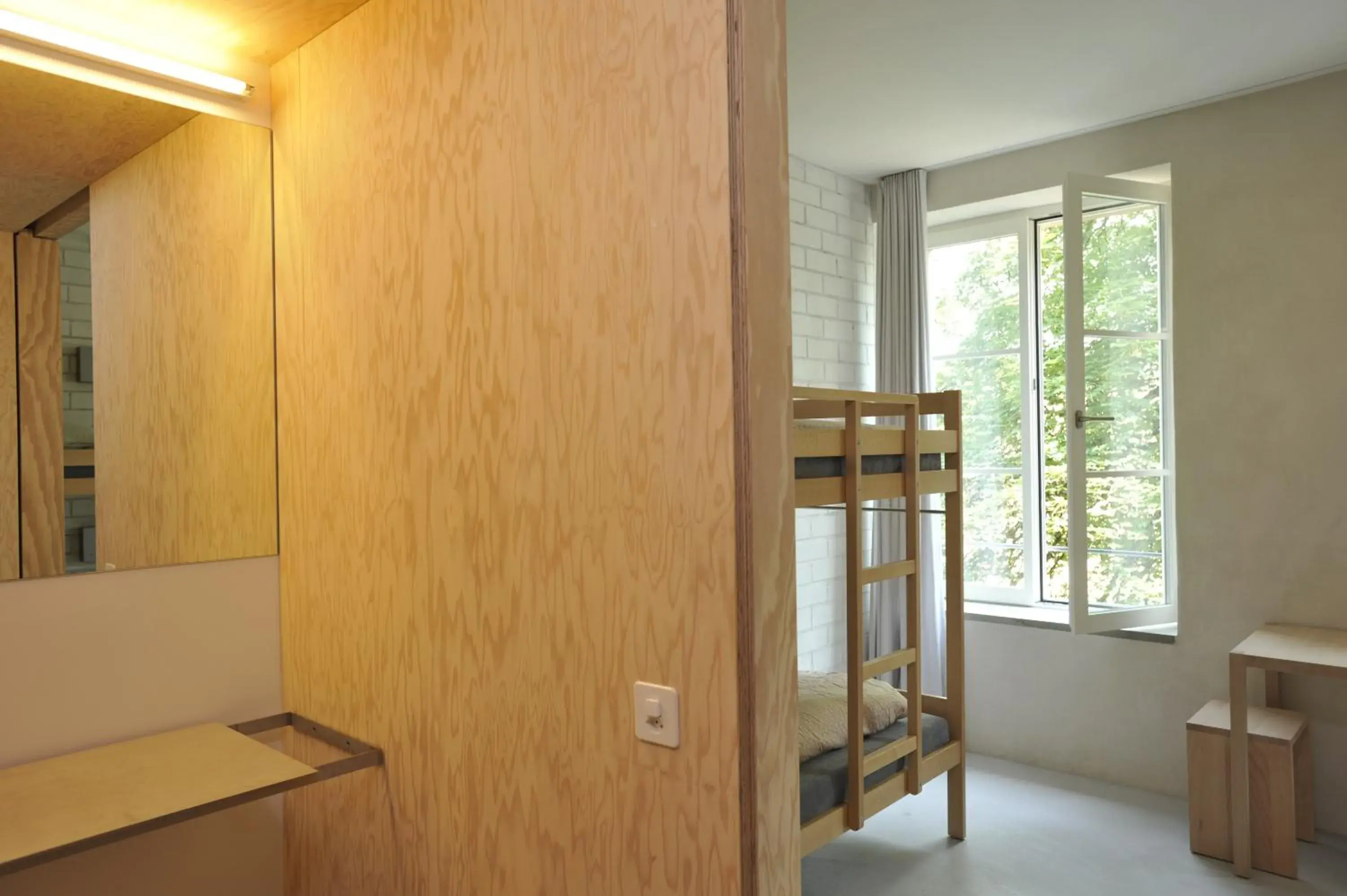 Quadruple Room with Shared Bathroom in Basel Youth Hostel