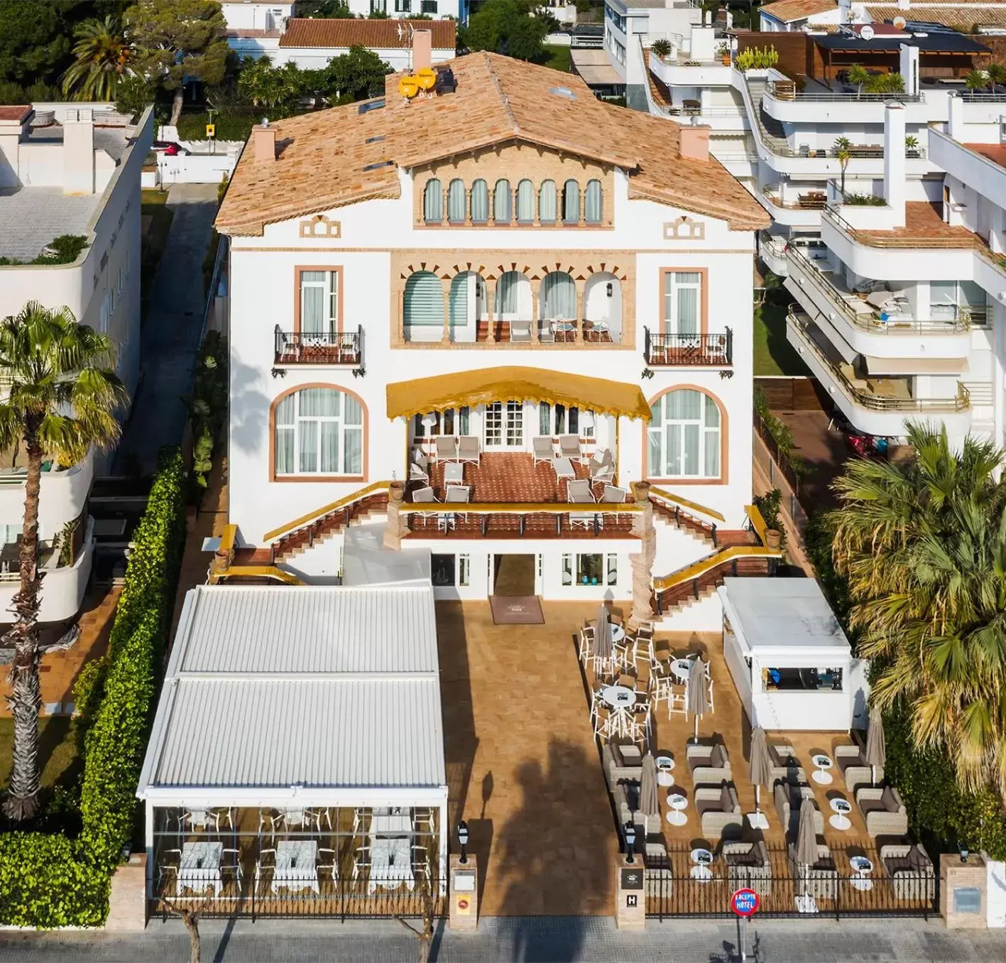 Facade/entrance, Bird's-eye View in Hotel Casa Vilella 4* Sup