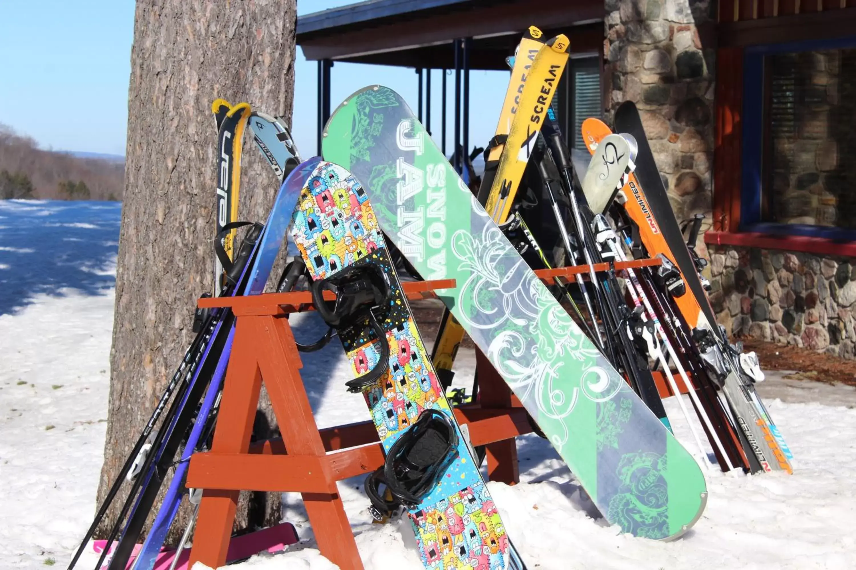 Skiing, Children's Play Area in Otsego Resort