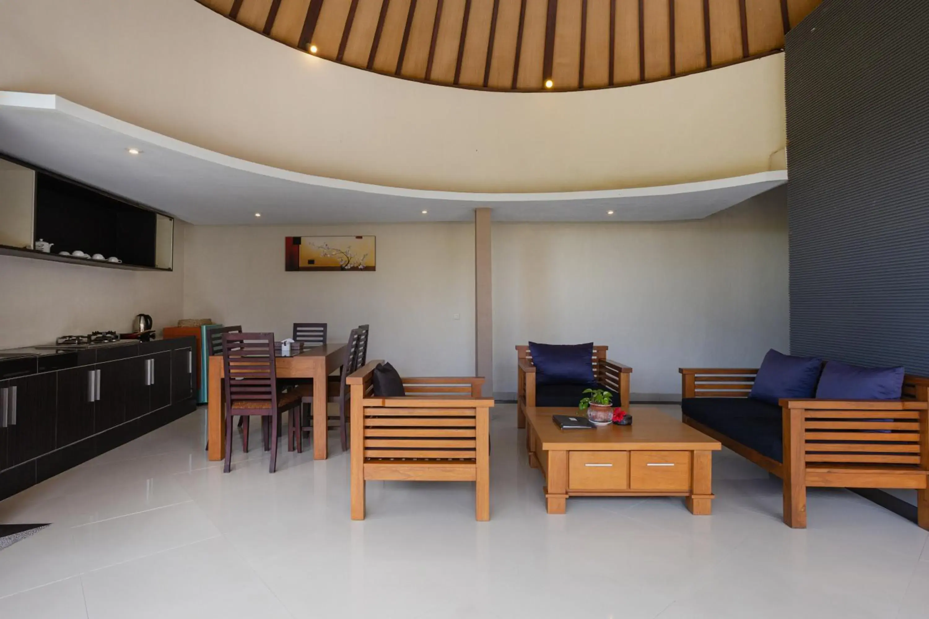 Living room in The Bidadari Villas and Spa