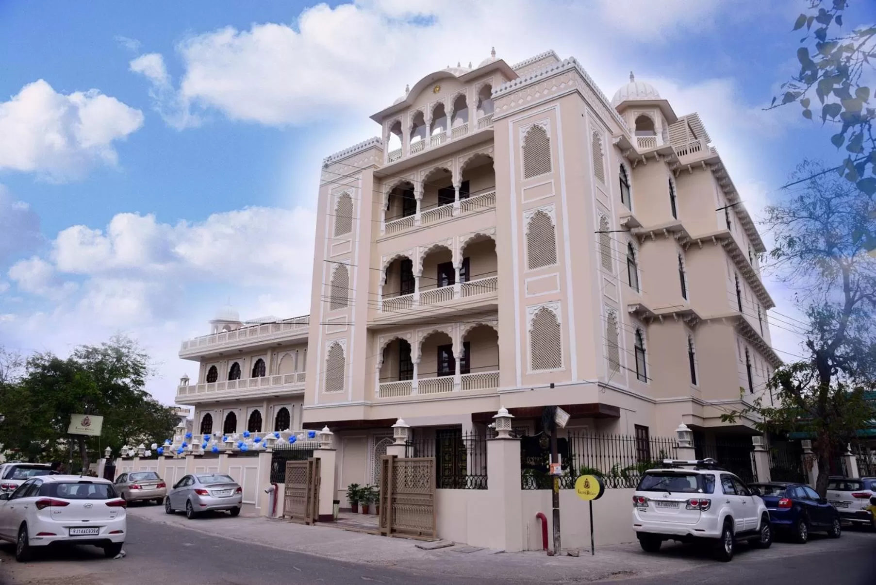 Facade/entrance in Laxmi Palace Heritage Boutique Hotel