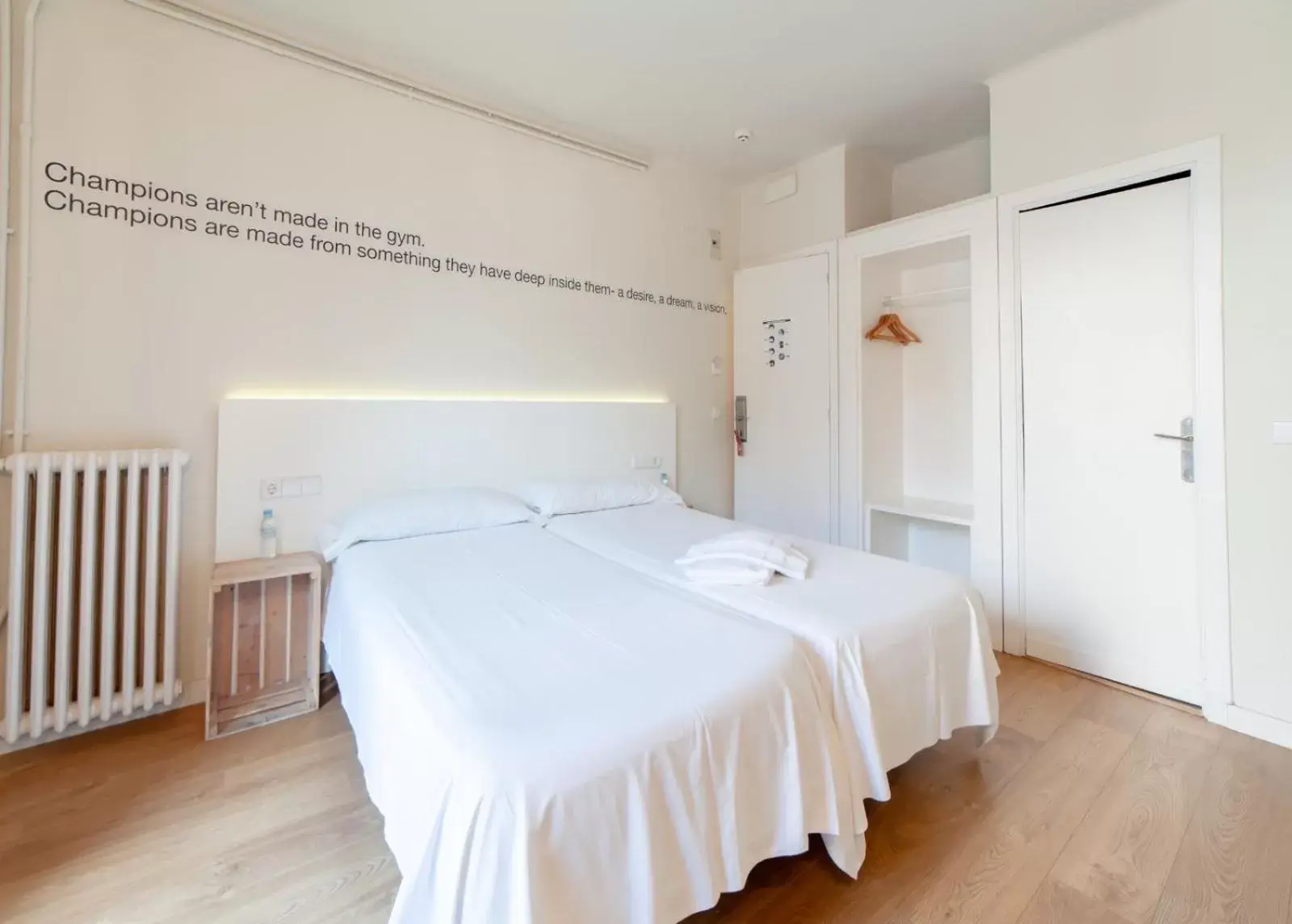 Bed in Dynamic Hotels Caldetes Barcelona