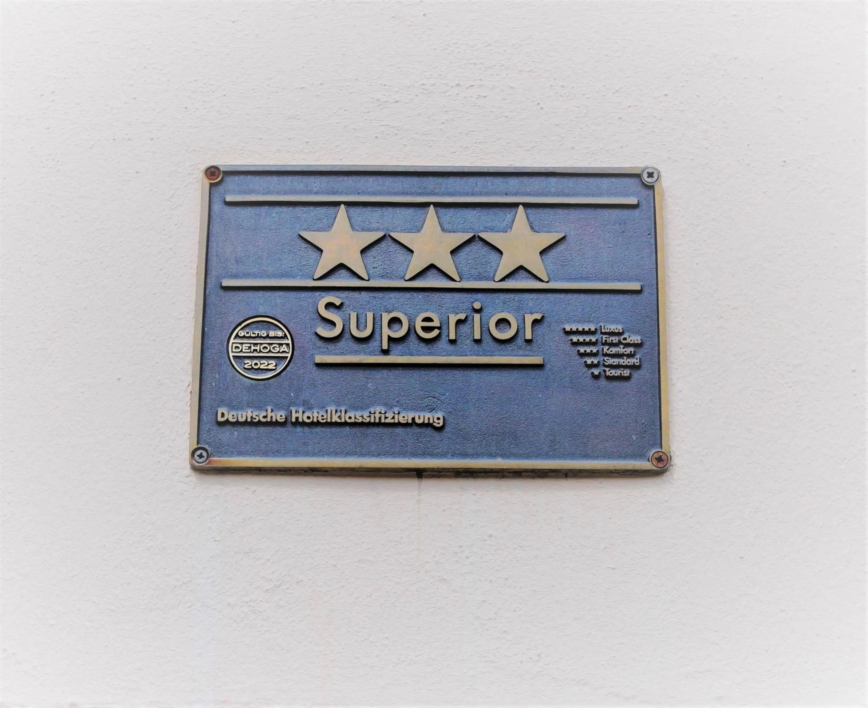 Certificate/Award in Hotel Hamburger Hof