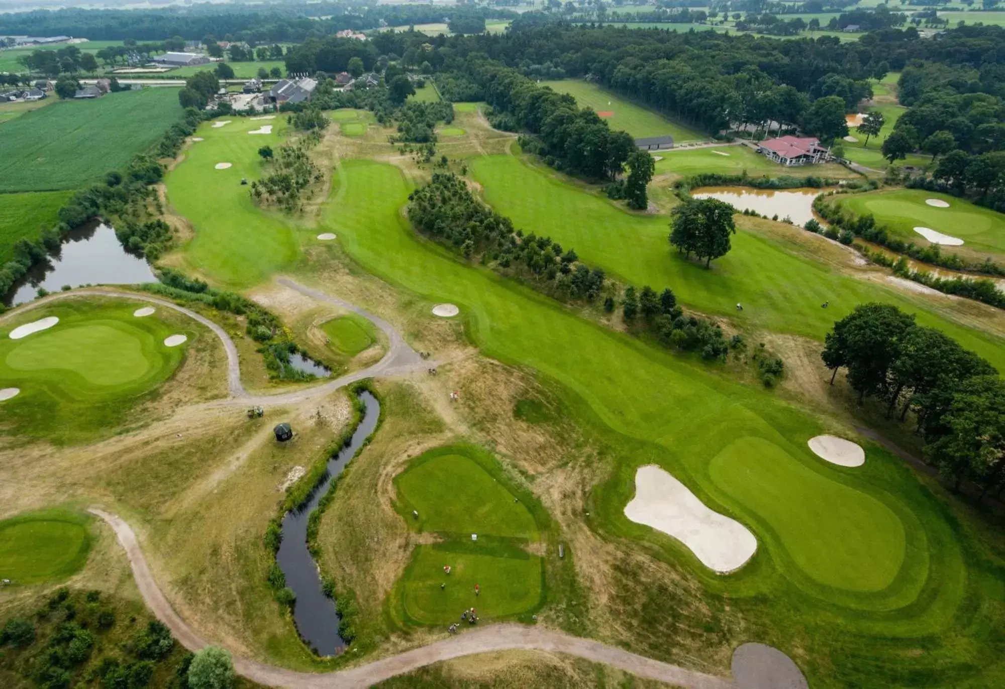 Golfcourse, Bird's-eye View in Het Uilennest