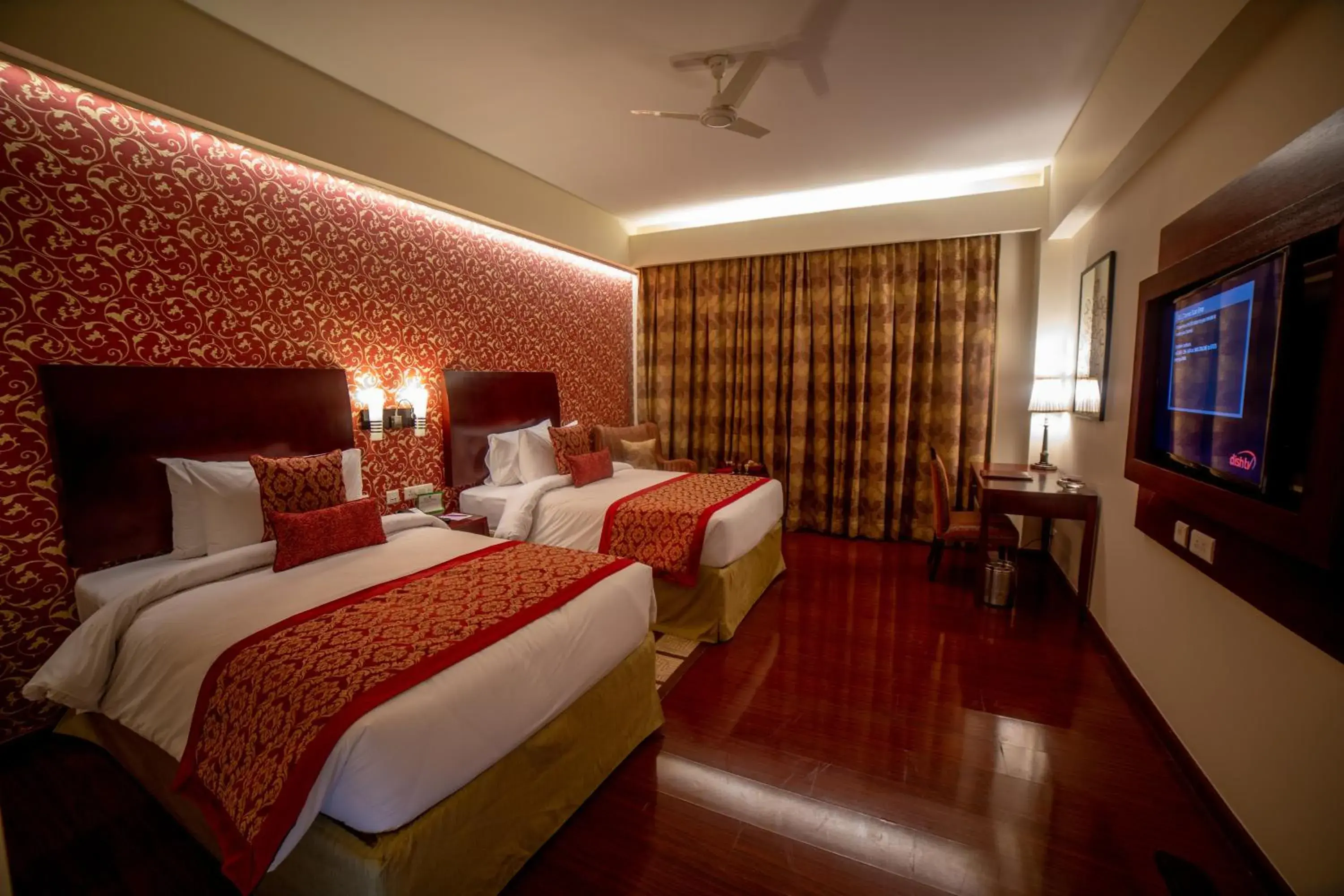 Photo of the whole room, Bed in Ramada by Wyndham Jaipur Jaisinghpura